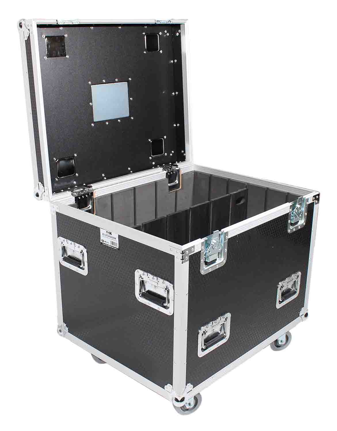 PROX XS-UTL243030W MK2 Heavy-Duty Truck Pack Utility Flight Case with Divider and Tray Kit by ProX Cases