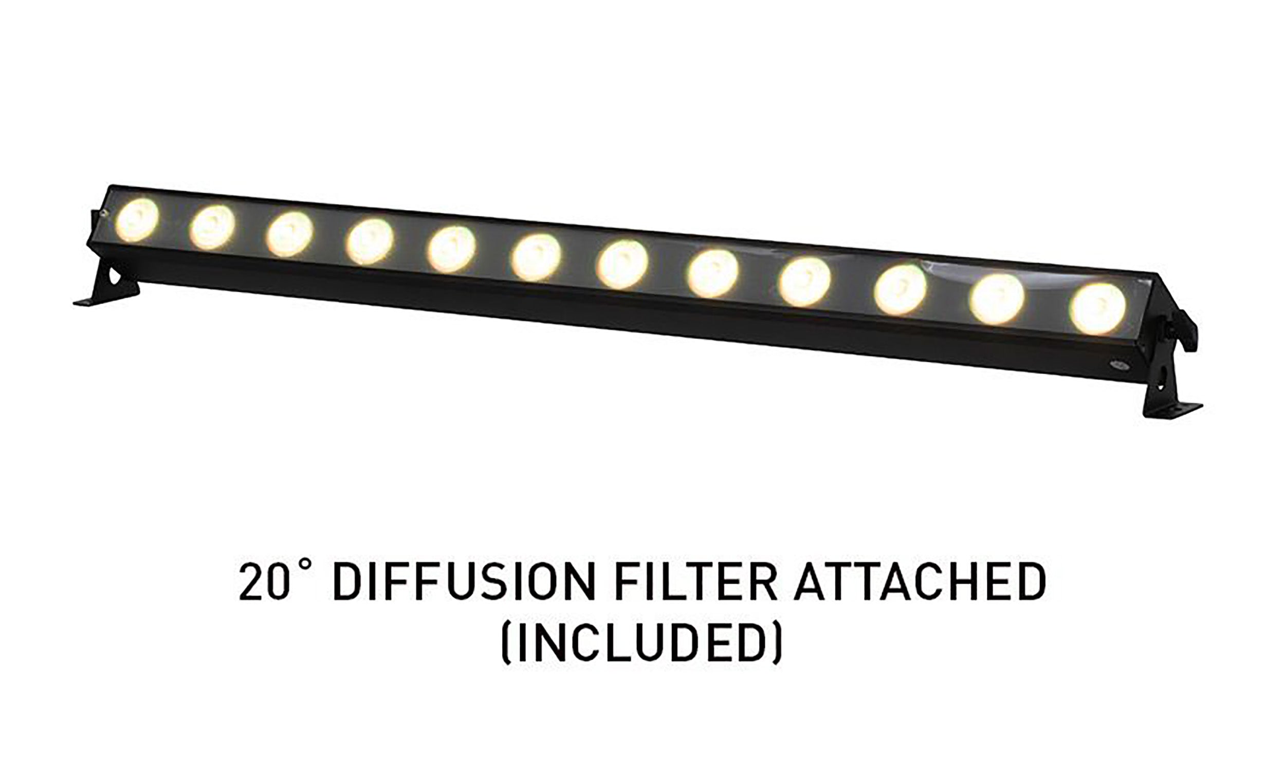 ADJ UBL12H, 12 x 20-watt RGBAL+UV HEX LED Light Bar Wash - 240W by ADJ