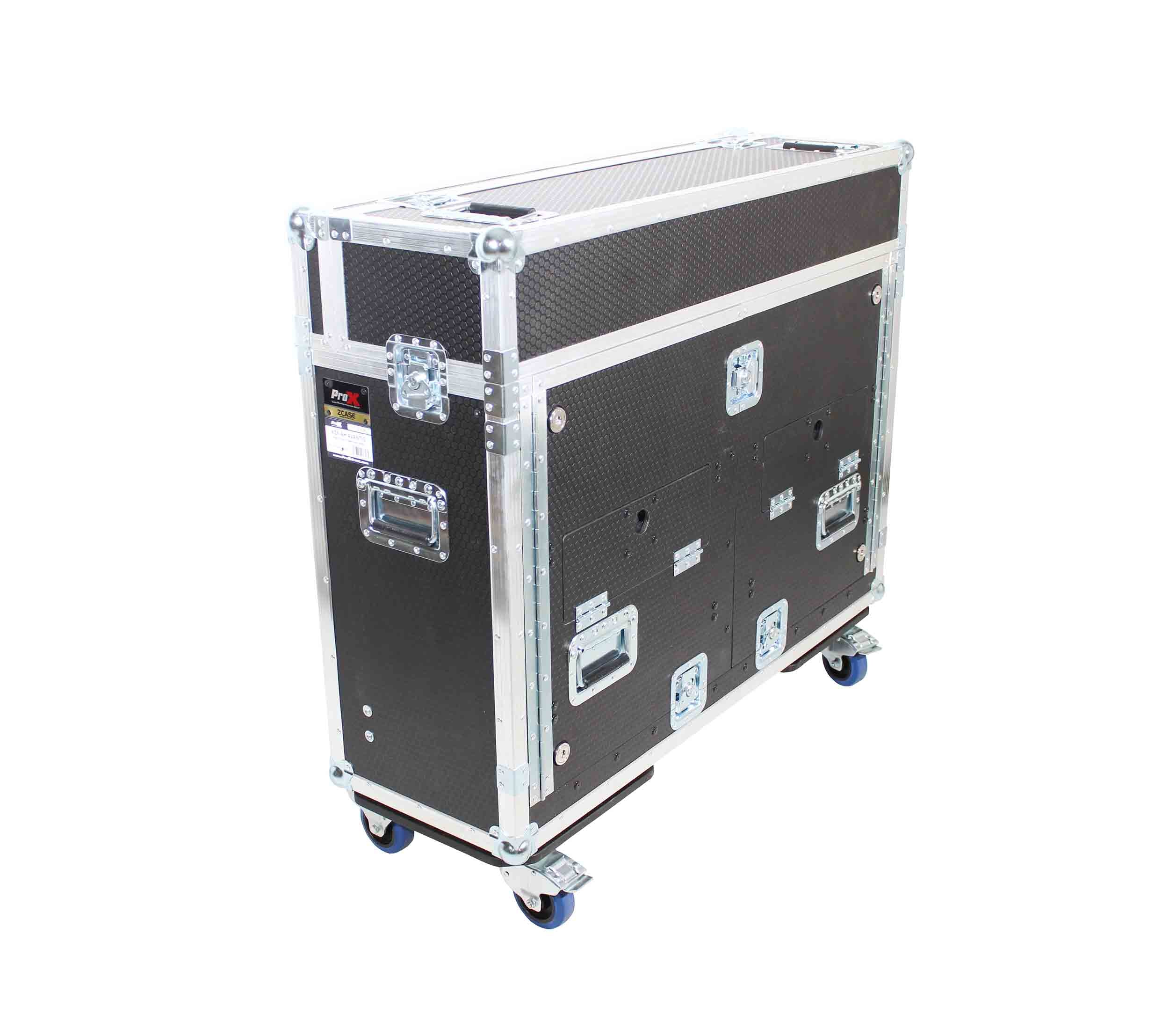 ProX XZF-YTF5, Yamaha TF5 Flip-Ready Hydraulic Console Easy Retracting Lifting Flight Case and Wheels by ProX Cases