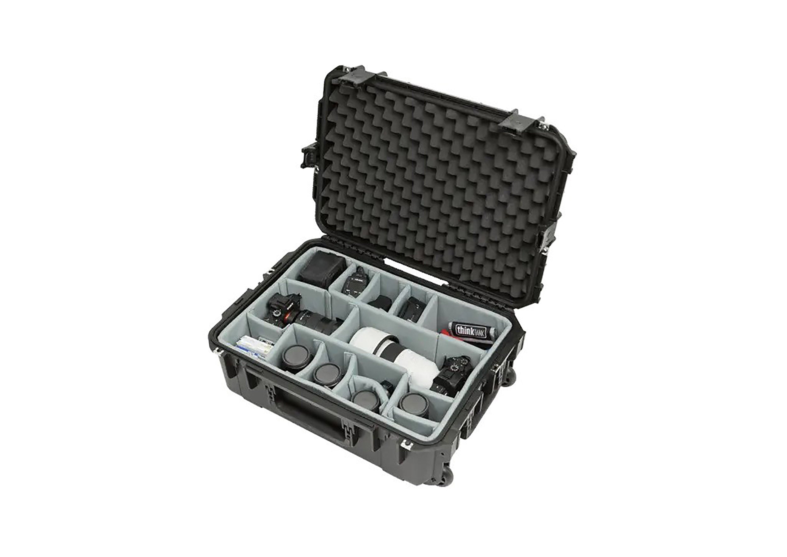 SKB Cases 3i-2215-8DT, iSeries Utility Case with Wheels and Think Tank Photo Dividers - Black by SKB Cases