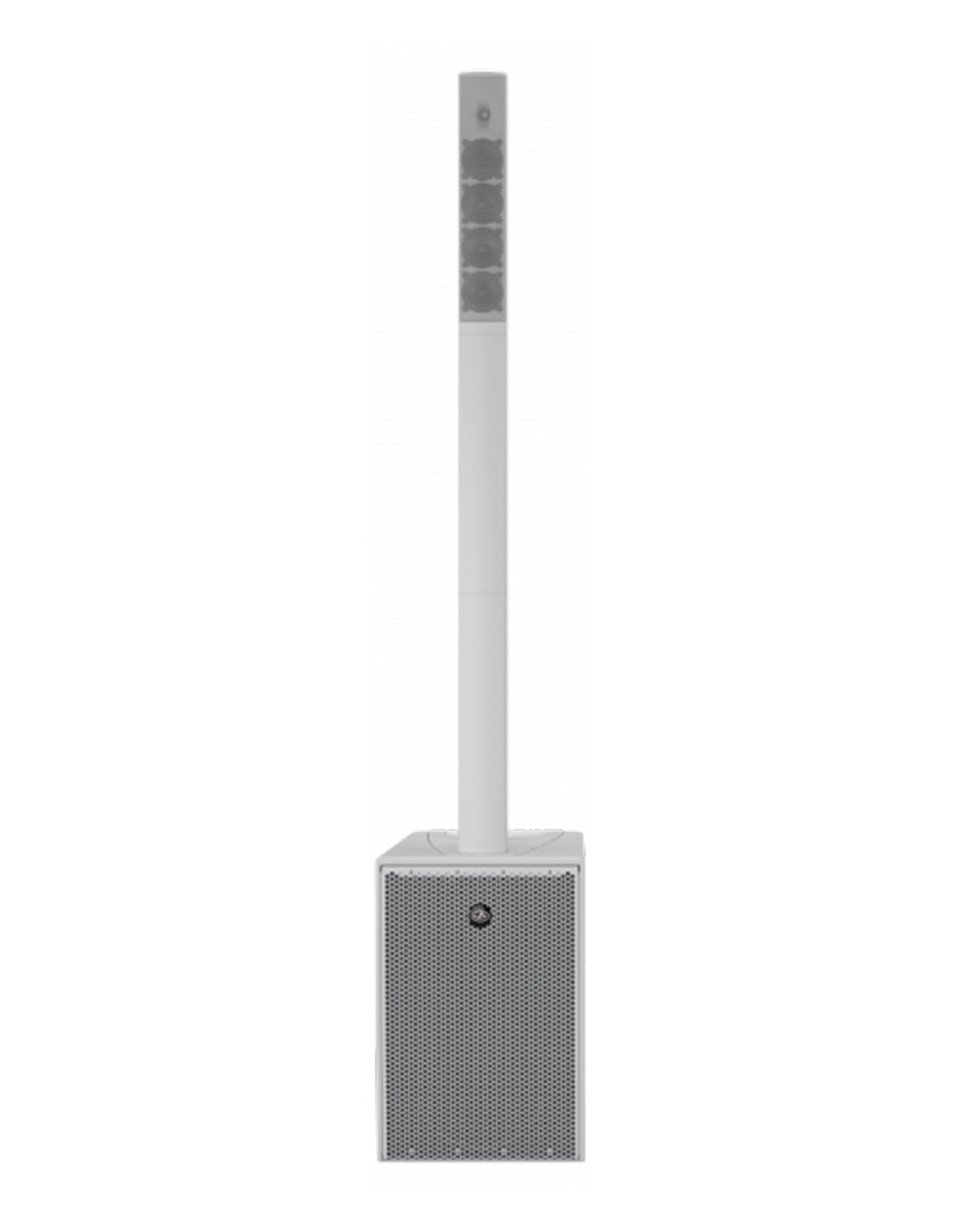Open Box: DAS Audio ALTEA-DUO-20A-W, 3-Way Powered Portable Column System - White by DAS Audio
