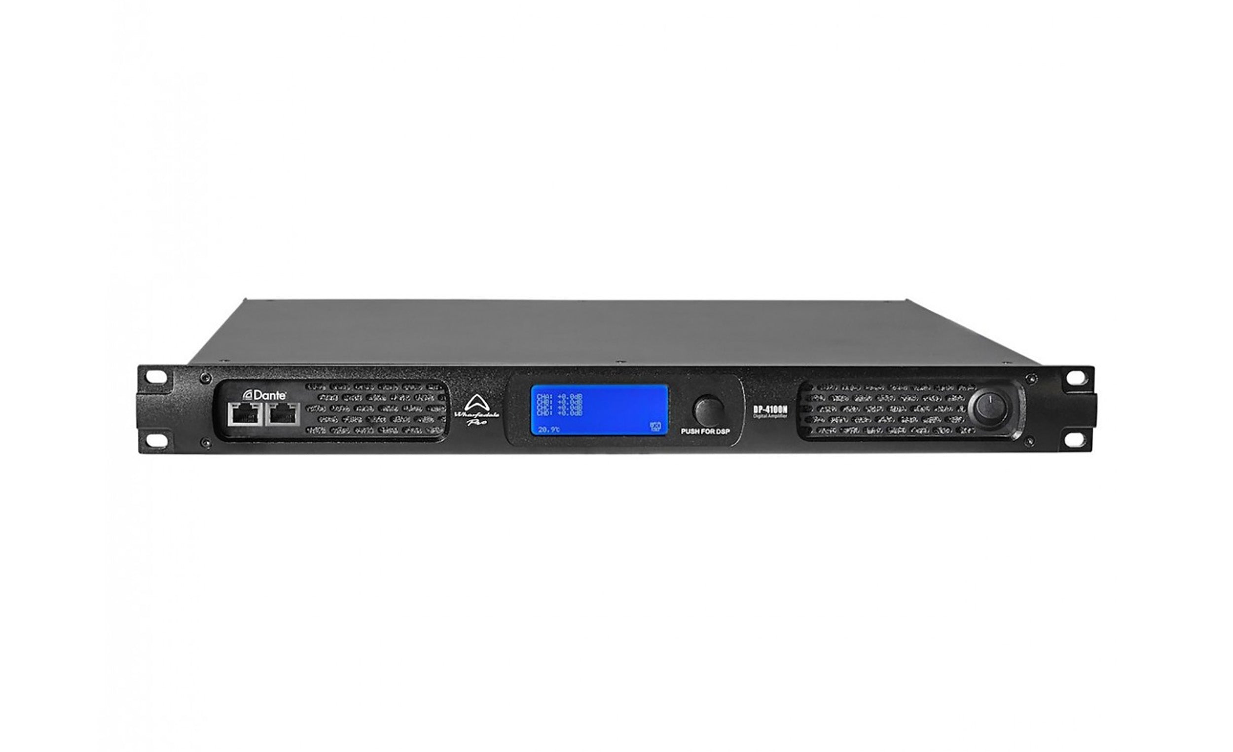 Wharfedale WD-DP-4100N, 4-Channel Power Amplifier with Dante Connectivity - 4 x 1700 Watt by Wharfedale Pro