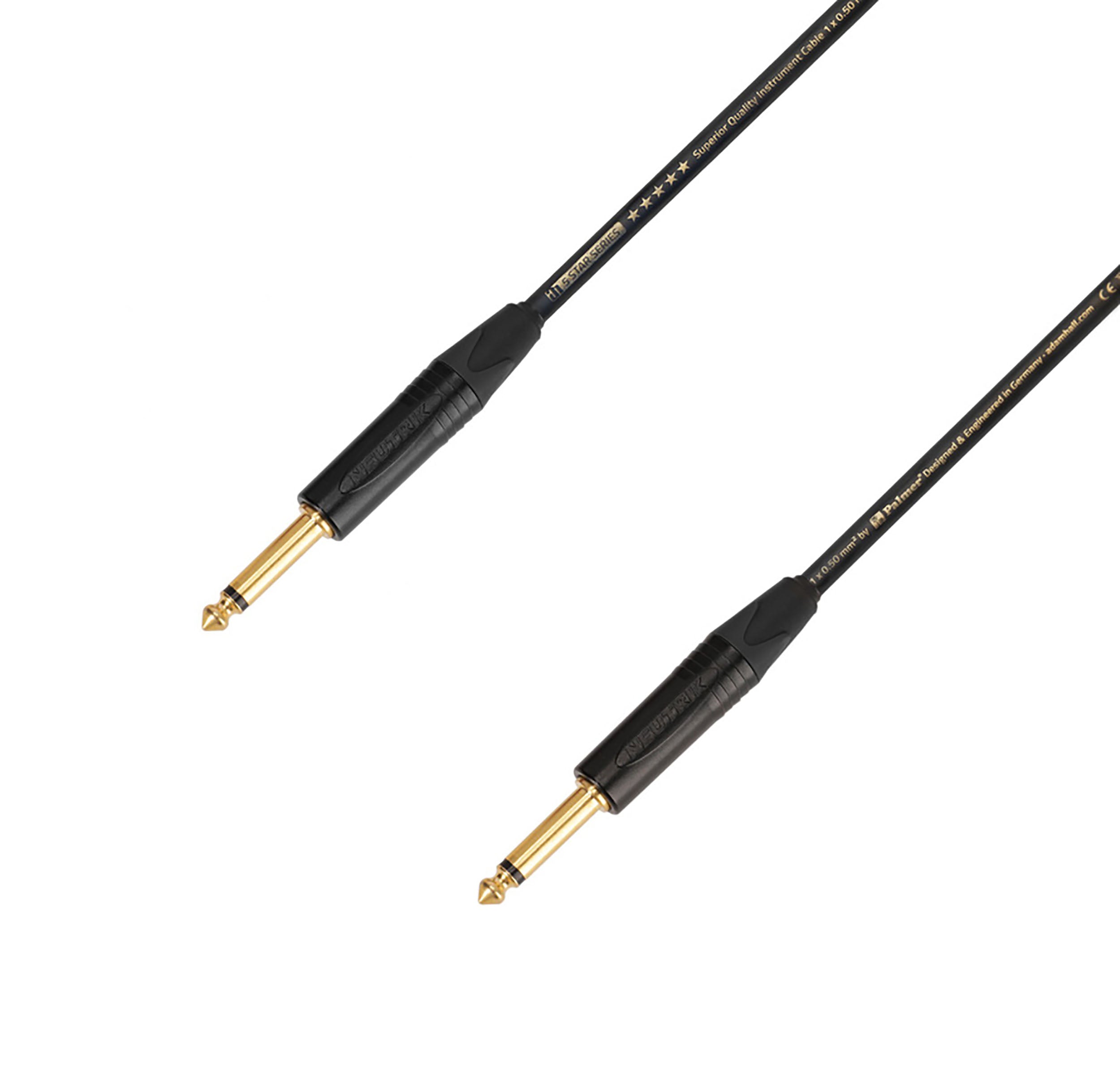Adam Hall Cables 5 STAR IPP 0600 PALMER CABLE Instrument Cable Palmer and Neutrik Jack TS - 6m / 20 Ft by Adam Hall