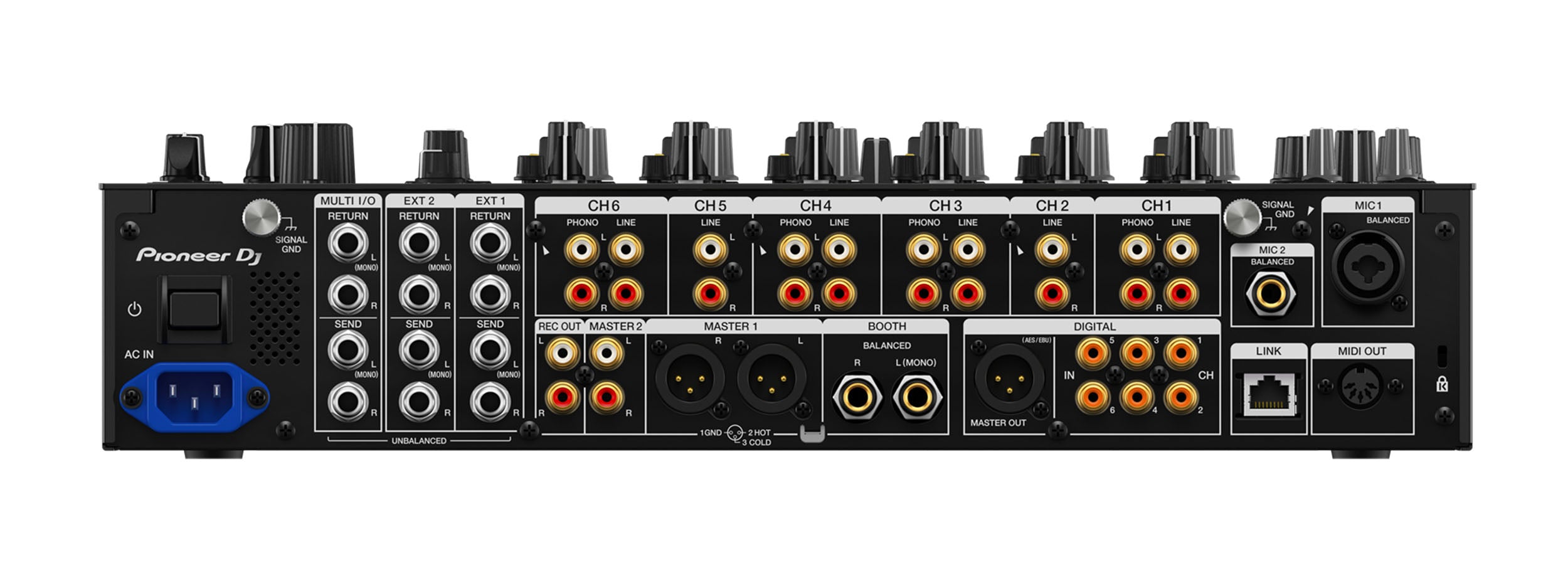Pioneer DJ DJM-V10 Creative Style 6-Channel Professional DJ Mixer by Pioneer DJ