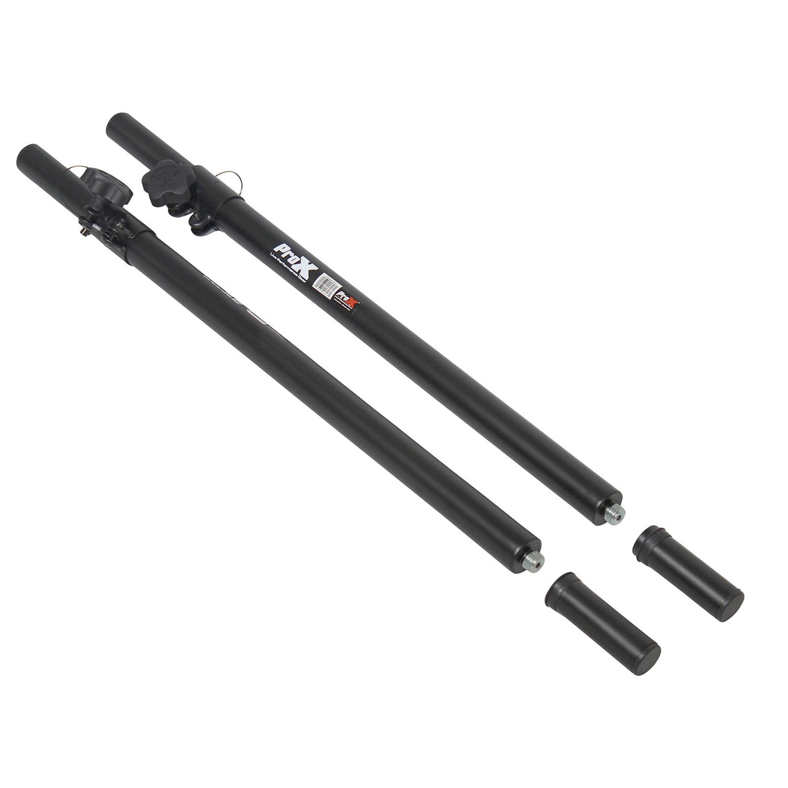 ProX X-SPAM20X2 PKG, Set of 2, 20mm Threaded Deluxe Subwoofer Pole Mount with 1 3/8 I Inch Adapter by ProX Cases