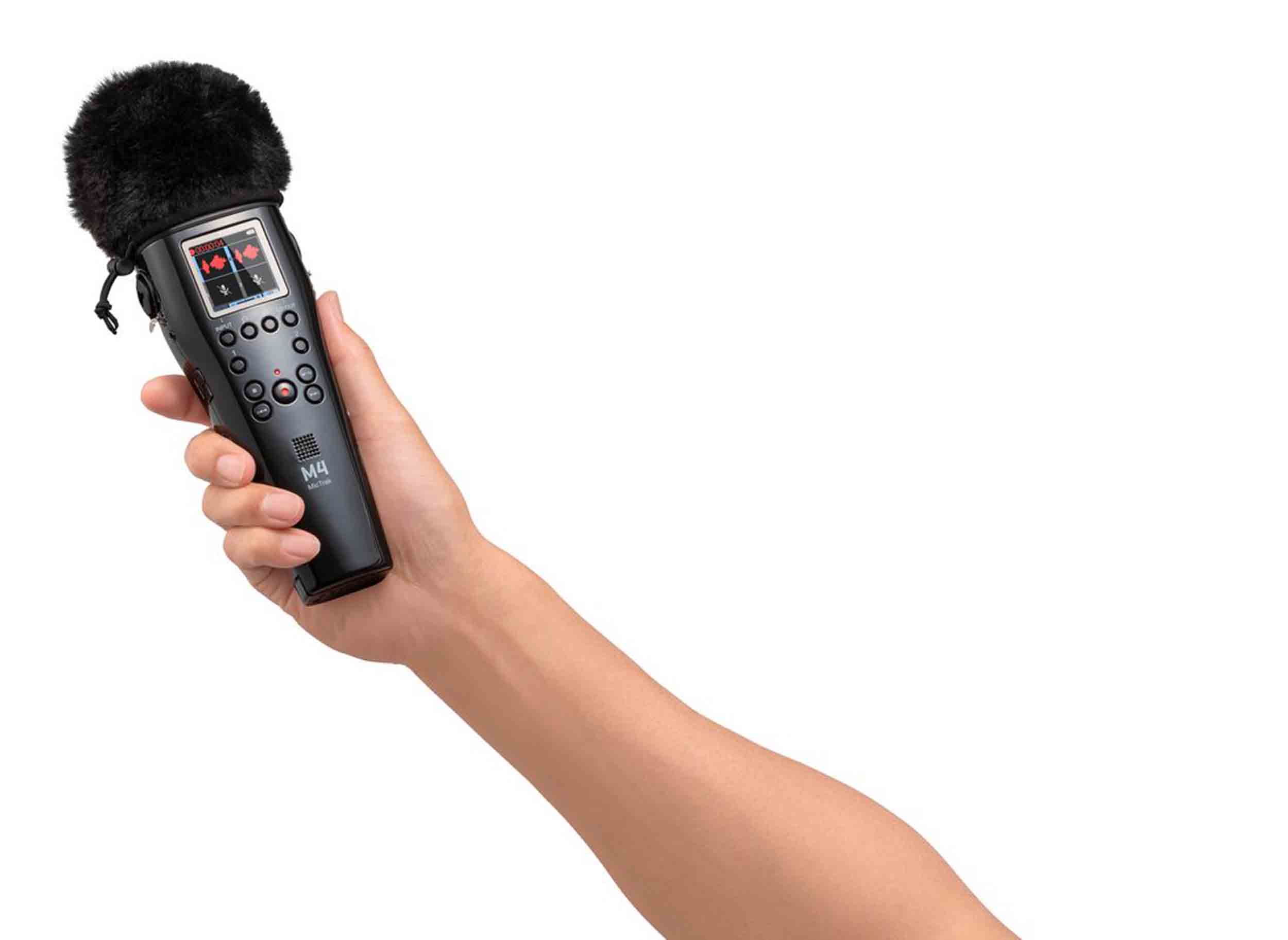 Zoom M4 MicTrak, 4 Track Handheld Recorder 32-bit Float with Timecode Generator by Zoom