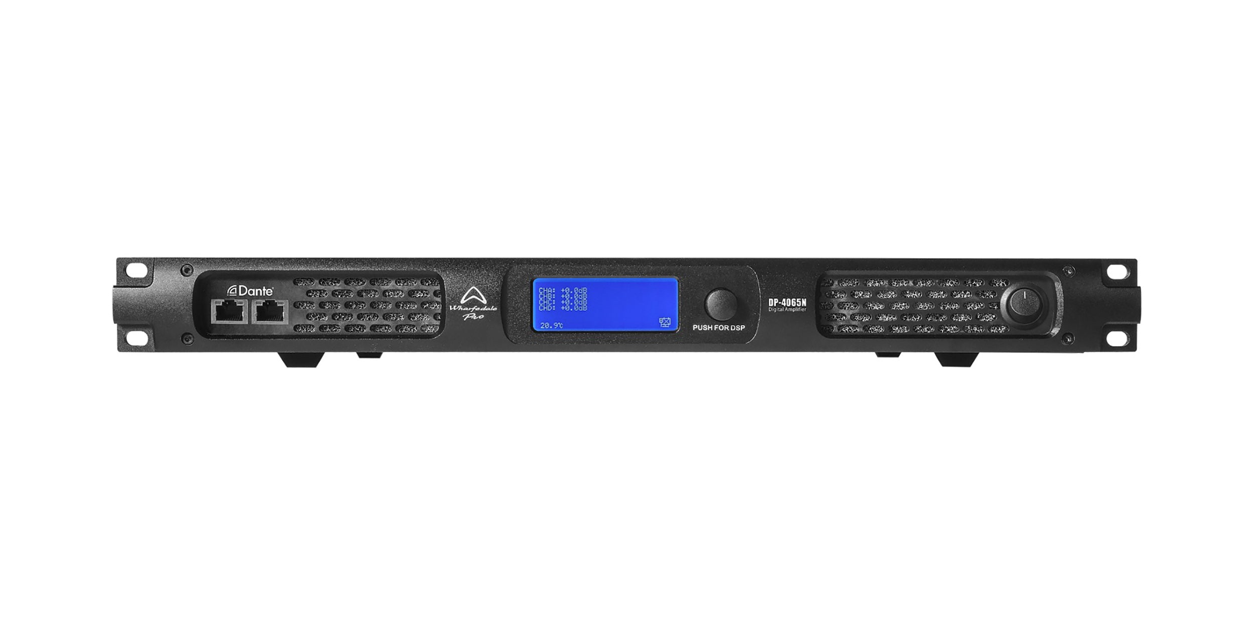 Wharfedale WD-DP-4065N 8 Ohms 4-Channel Power Amplifier with Dante Connectivity - 650 Watt by Wharfedale Pro
