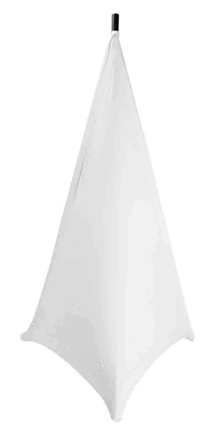 Odyssey Speaker Stand DJ Package with White and Black Skirt/Scrim and Carrying Bag by Odyssey