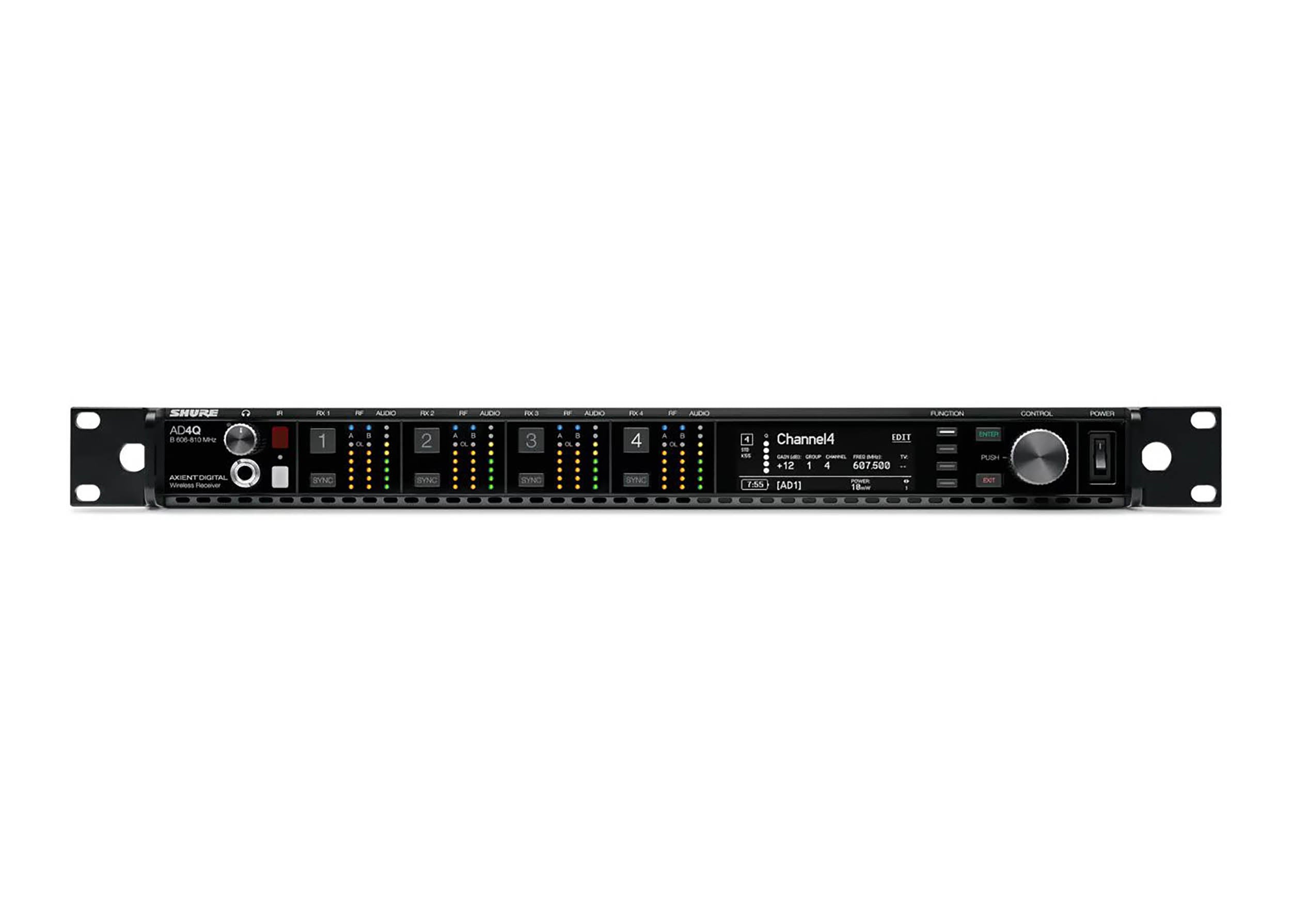 Shure Four Channel Digital Wireless Receiver with US Powercord by Shure