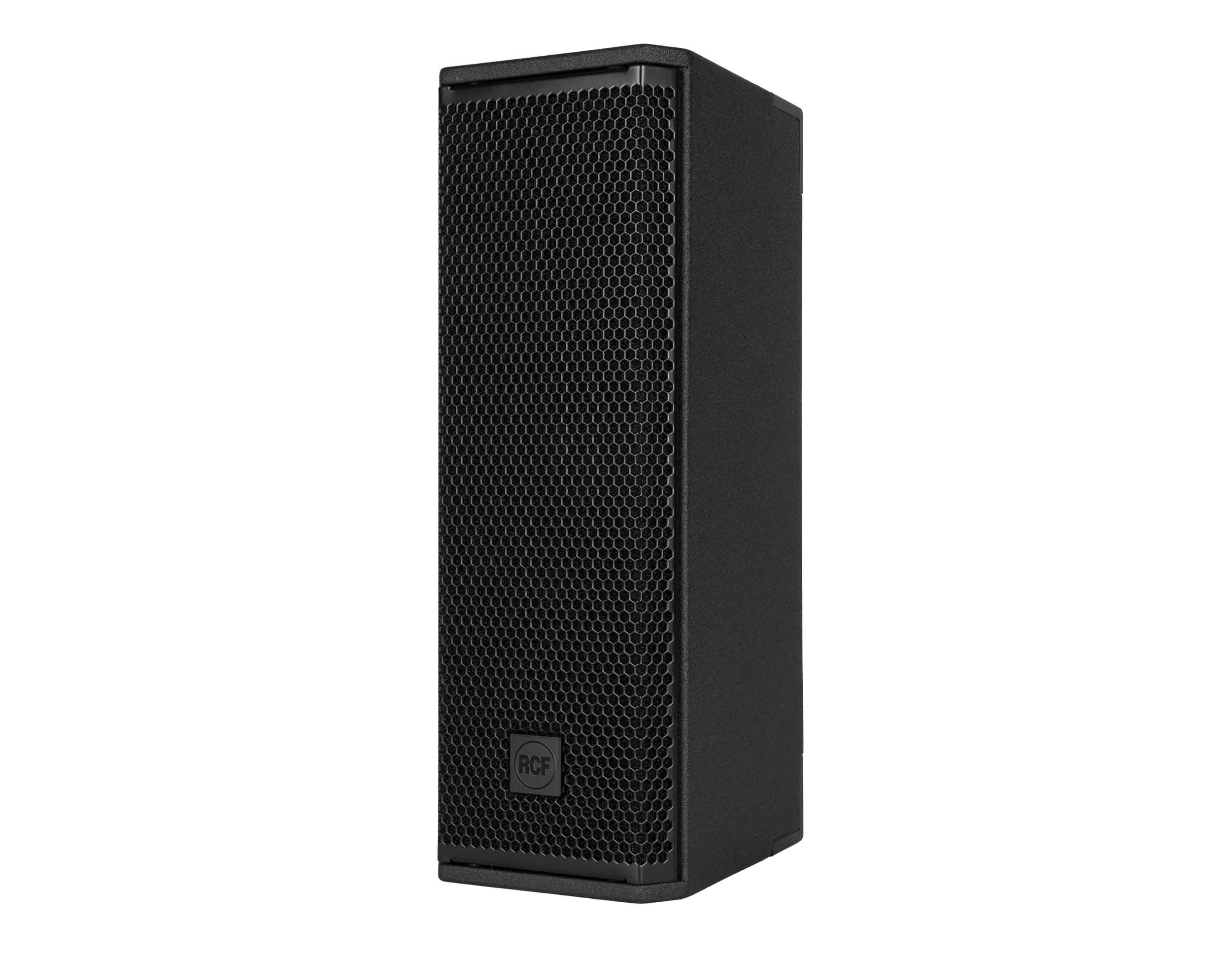 RCF NXL14-A, Compact Active Dual 6-Inch 2-Way Point Source Column Speaker - 2100 Watt by RCF
