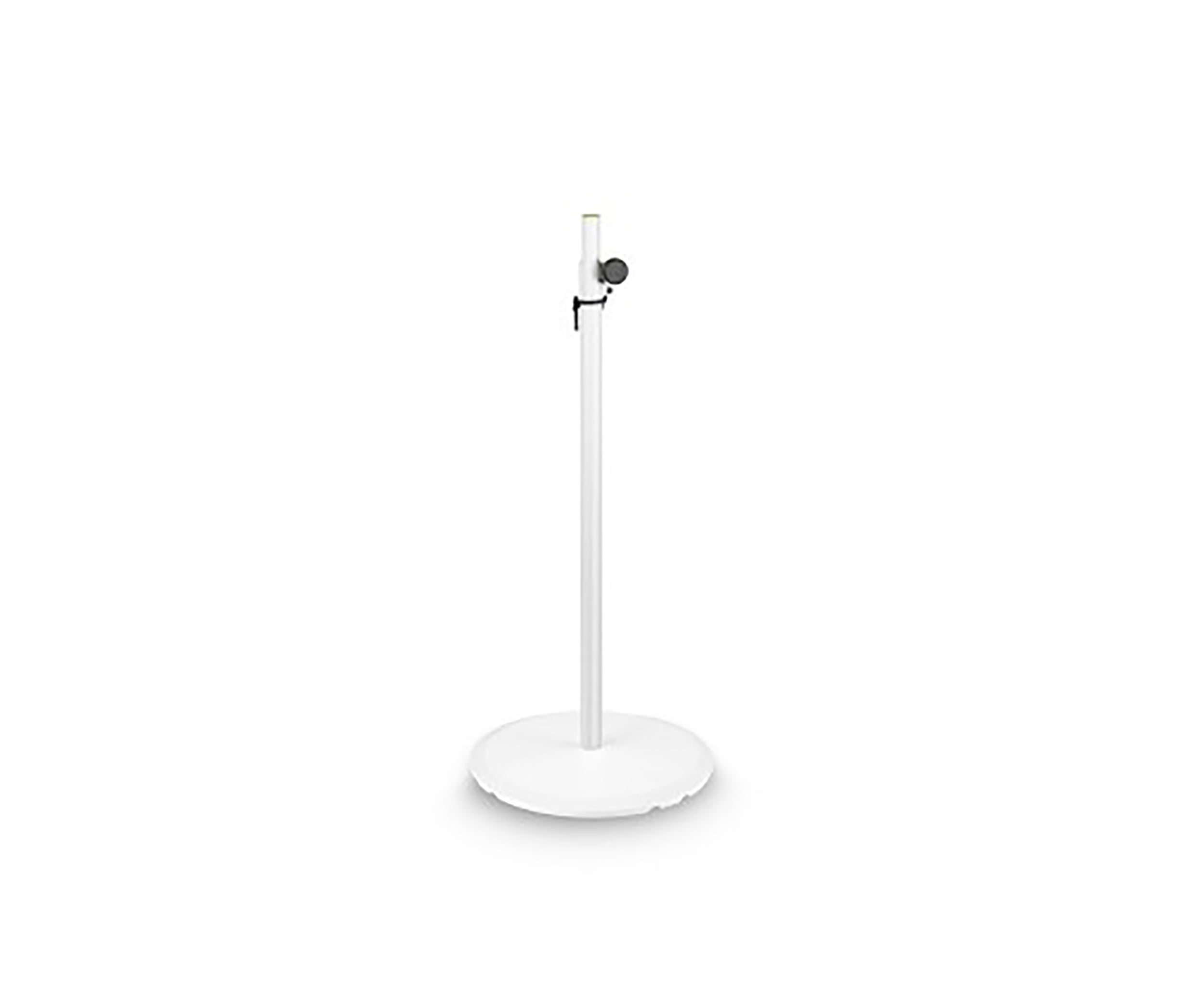 Gravity GSSPWBSET1W, Speaker Stand With Base And Weight Plate Made Of Cast Iron White by Gravity
