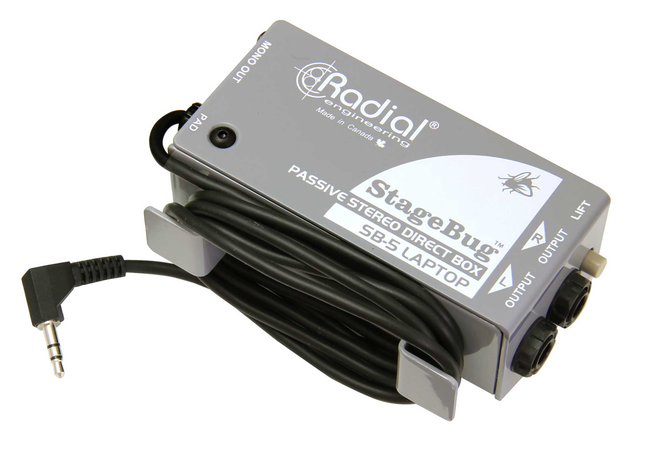 Radial Engineering StageBug SB-5 Compact Stereo Laptop Direct Box by Radial Engineering