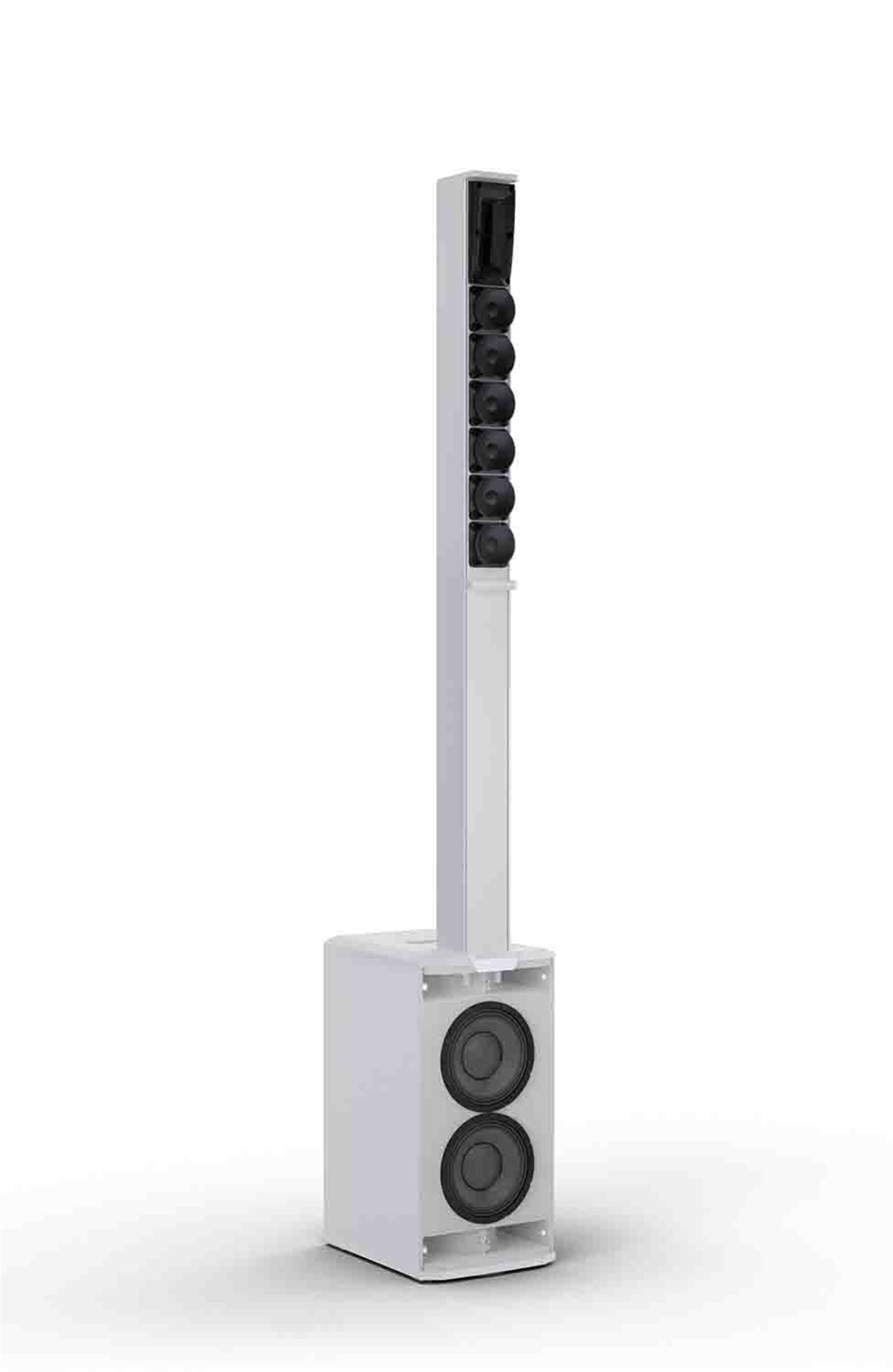 LD System MAUI 11 G3 W, Portable Cardioid Powered Column PA System - White by LD Systems