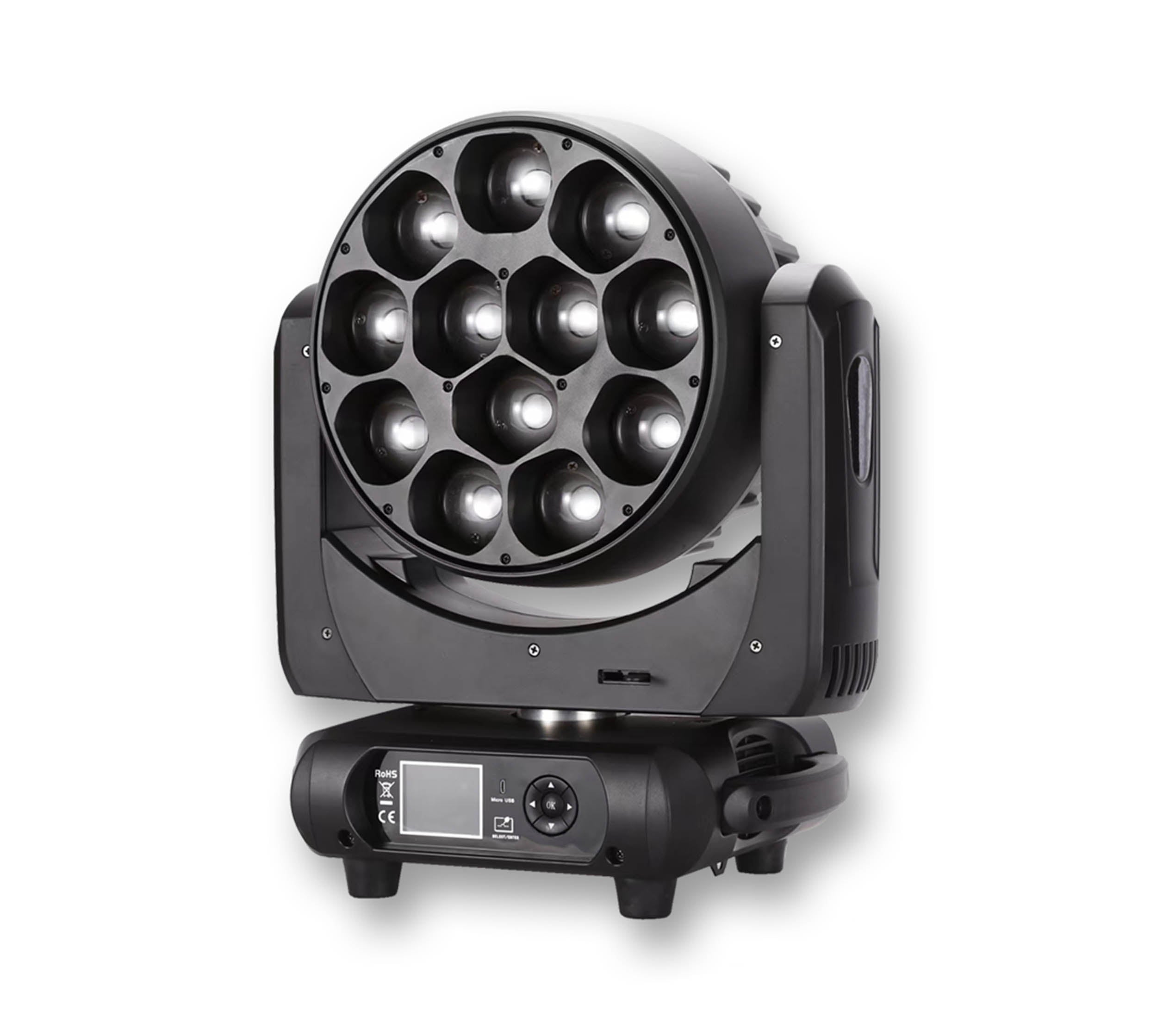 Acue Lighting Mega Wash 12, Moving Head Wash Light by Acue Lighting