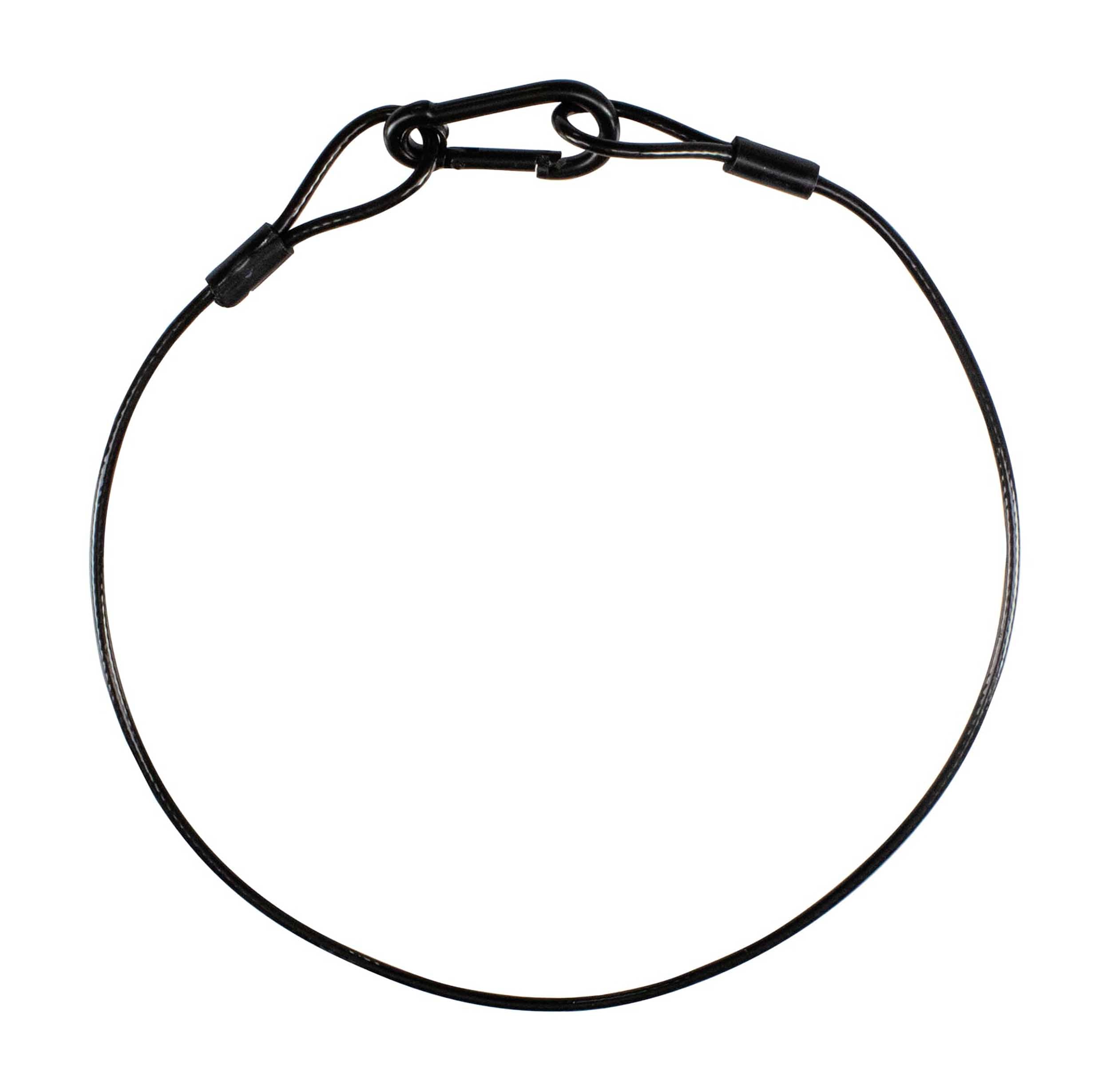 Odyssey LASC304B, 30″ Long 4 mm Thick Safety Cable - Black by Odyssey