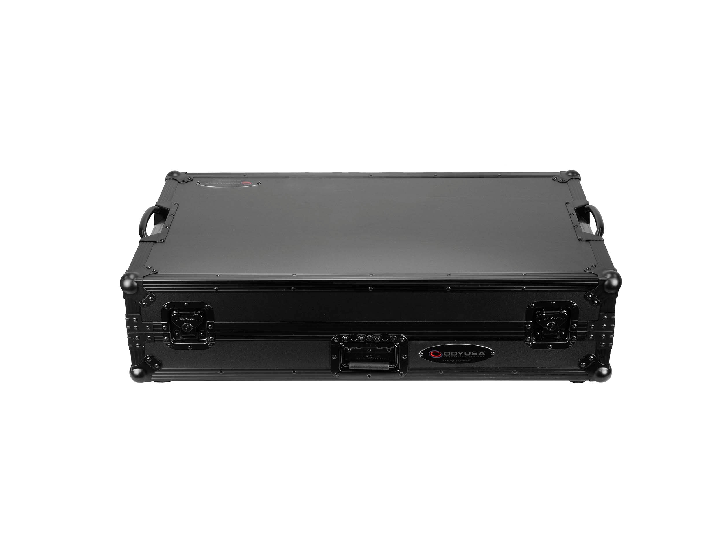 Odyssey FZGSPERFORMERW1BL, Black Label 1U Flight Case for RANE PERFORMER with Glide Style Laptop Platform and Wheels by Odyssey