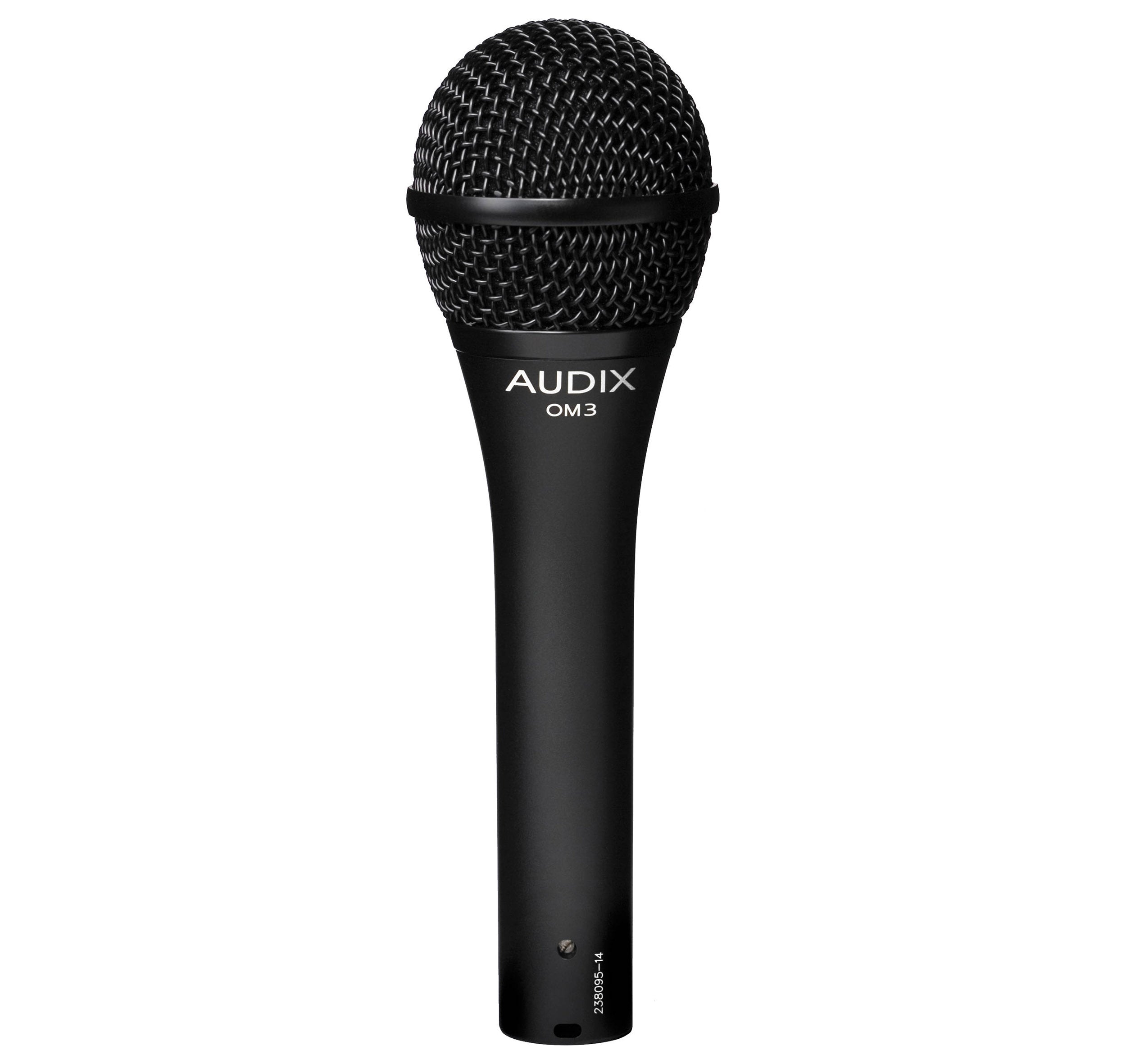 Audix OM3S Handheld Hypercardioid Dynamic Microphone with on/off Switch by Audix