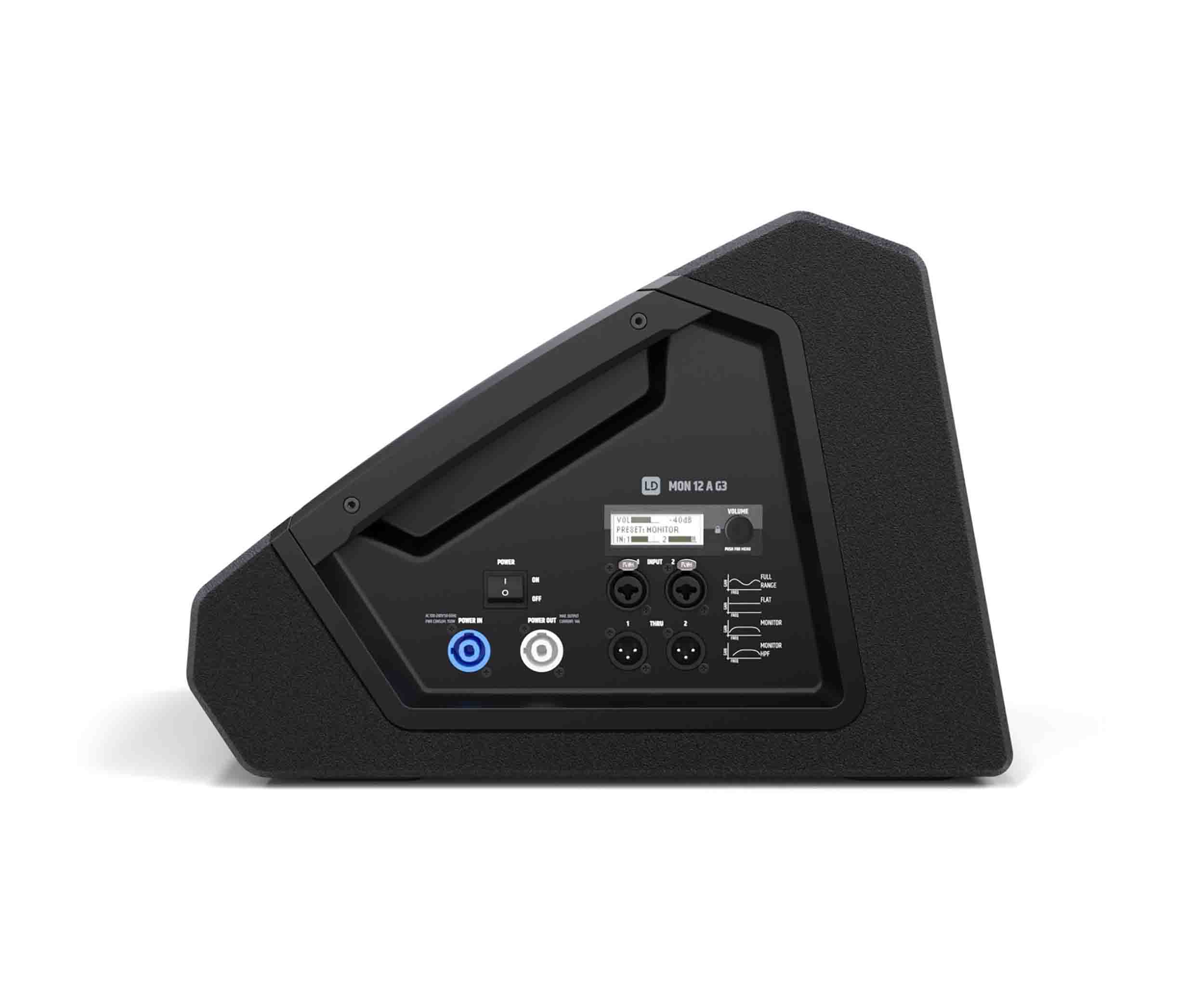 B-Stock: LD System MON 12 A G3, 12" Powered Coaxial Stage Monitor by LD Systems