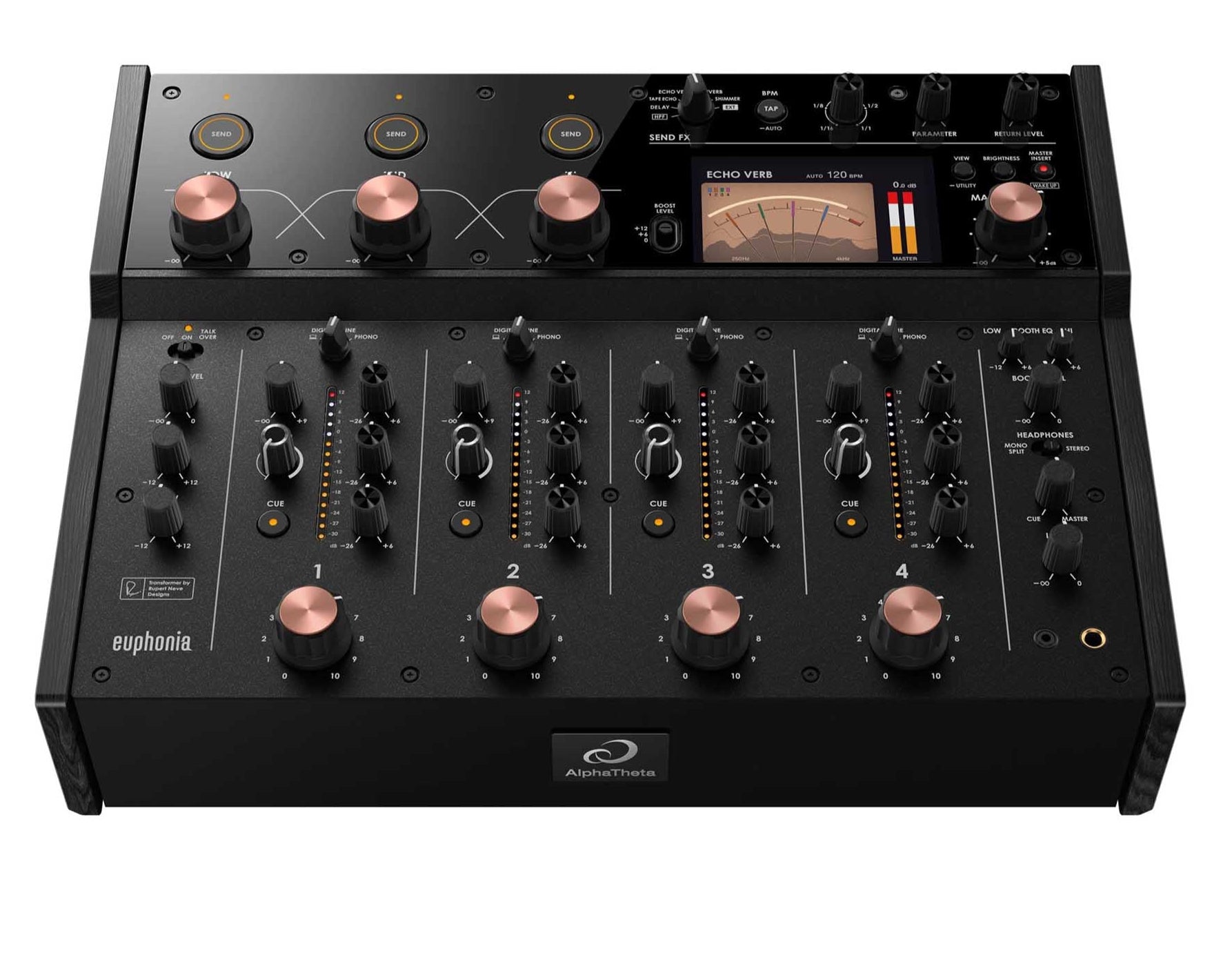 AlphaTheta 4-Channel Pro Rotary Mixer - Euphonia by Alpha Theta