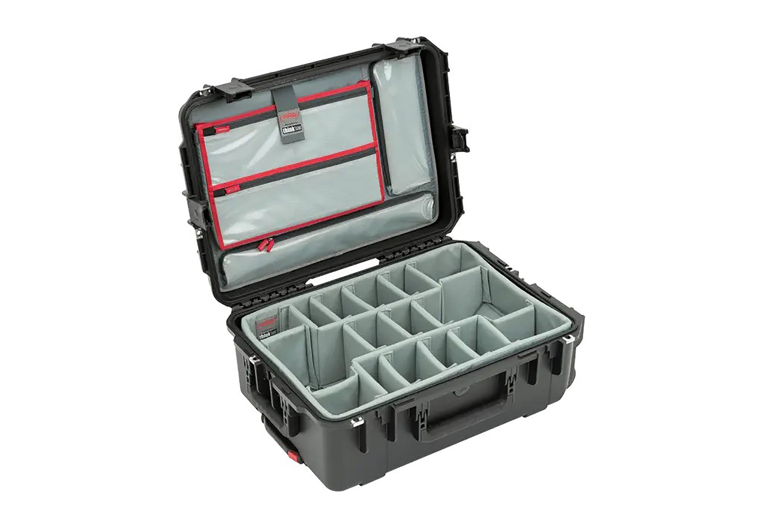 SKB Cases 3i-2215-8DL, iSeries Utility Case with Think Tank Photo Dividers and Lid Organizer - Black by SKB Cases
