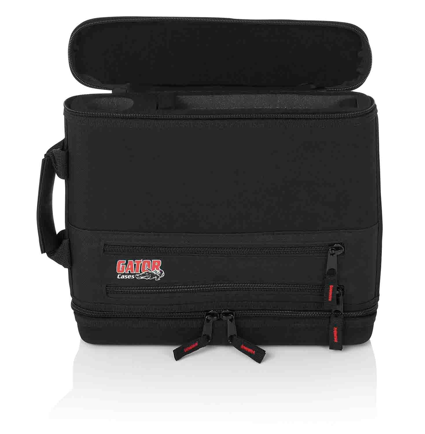 Gator Cases GM-1WEVAA DJ Case for Wireless Microphone System - Half Rack by Gator Cases