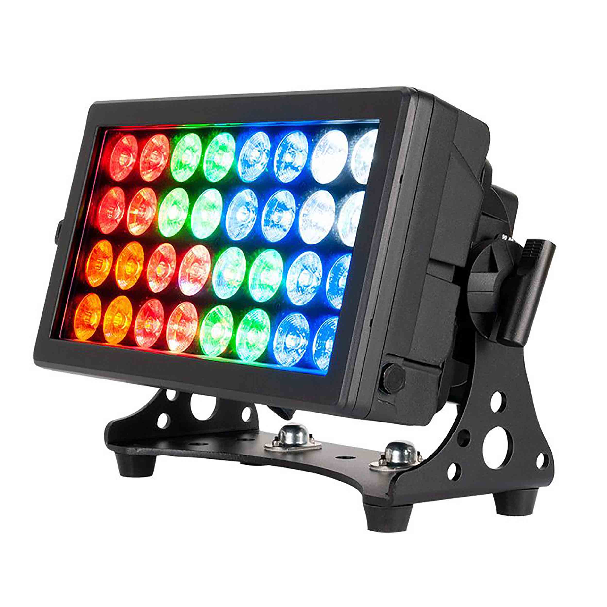 ADJ 32 Hex Panel IP, IP65 Rated Wash / Blinder / Color Strobe Fixture - Black by ADJ