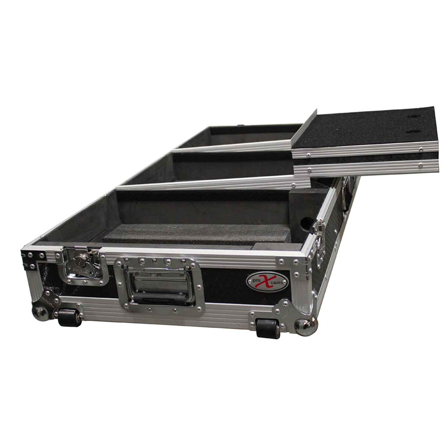 ProX XS-CDiM10WLT, Universal DJ Coffin Case for 10" Mixer & 2 (8.5-9.5") CD Players by ProX Cases