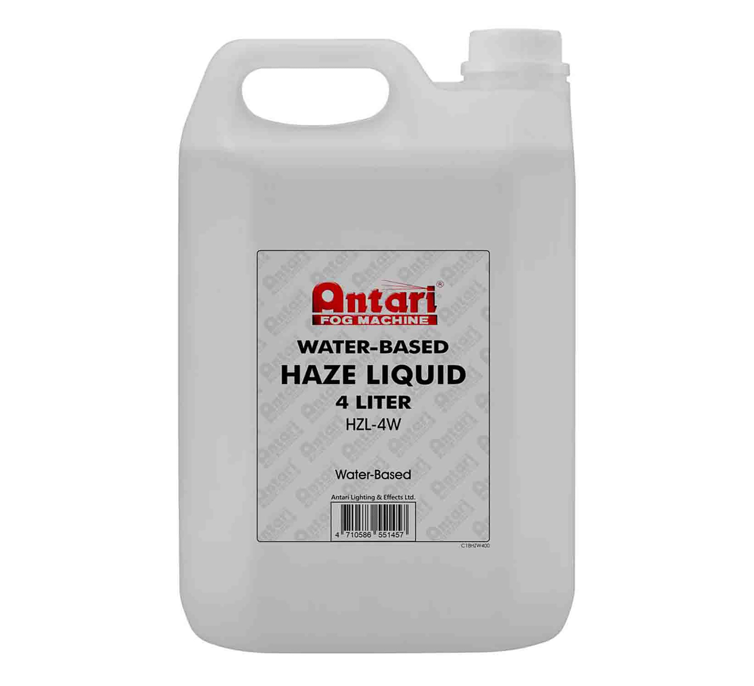 Antari HZL-4W Water Based Haze Fluid - 4L Bottle by Antari