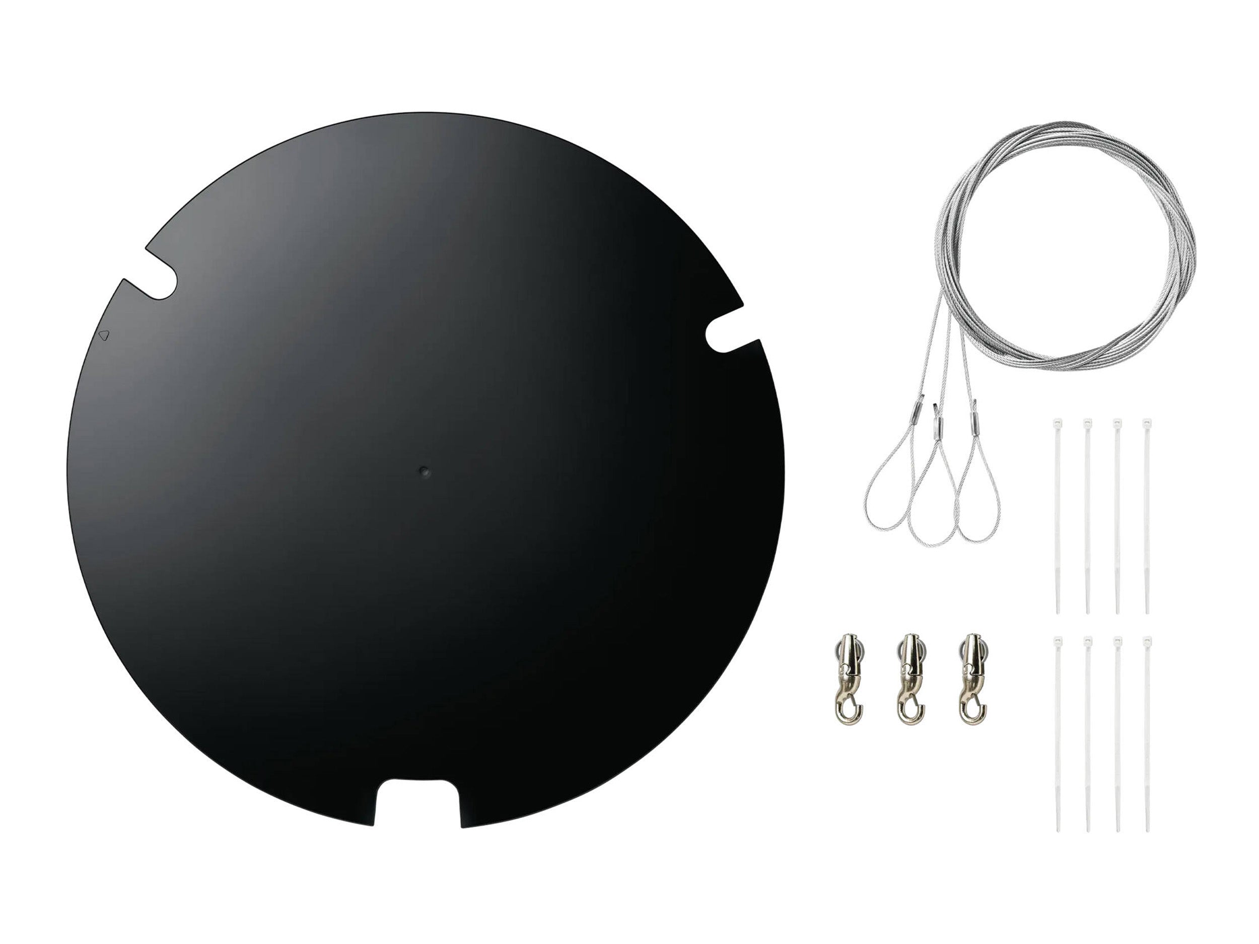 Shure A900B-R-GM, Gripple-Mount Kit for Round MXA920 Microphones - Black by Shure