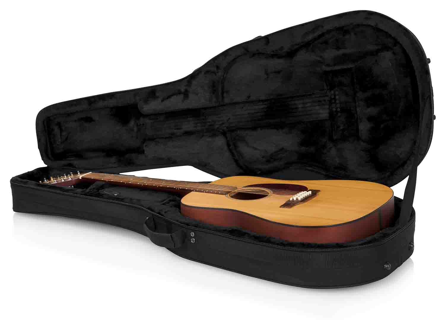 Gator Cases GL-DREAD-12 Rigid EPS Polyfoam Lightweight Guitar Case for 12-String Dreadnought Guitars by Gator Cases