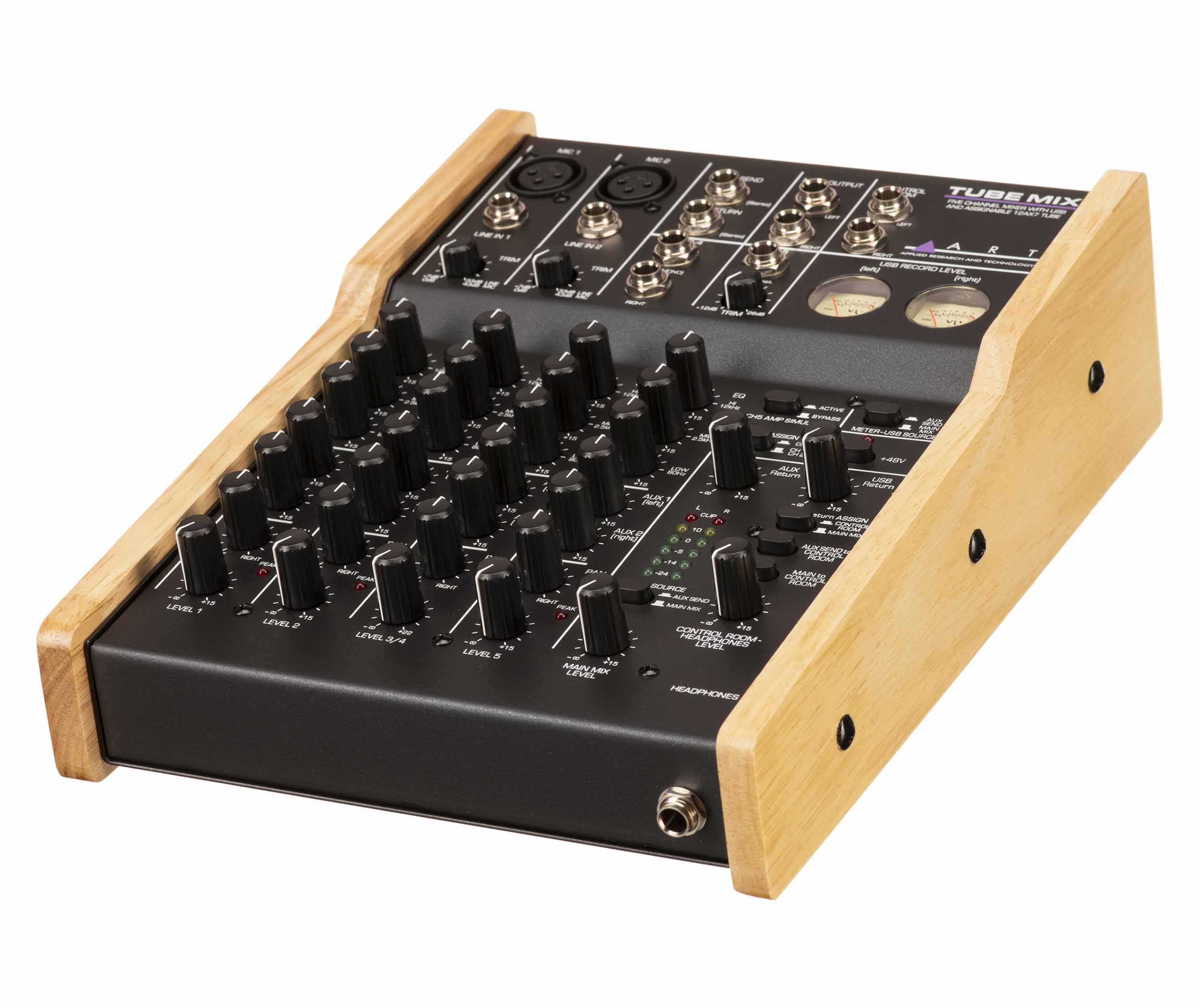 ART Pro Audio TUBEMIX 5-Channel Mixer with USB and Assignable Tube by ART