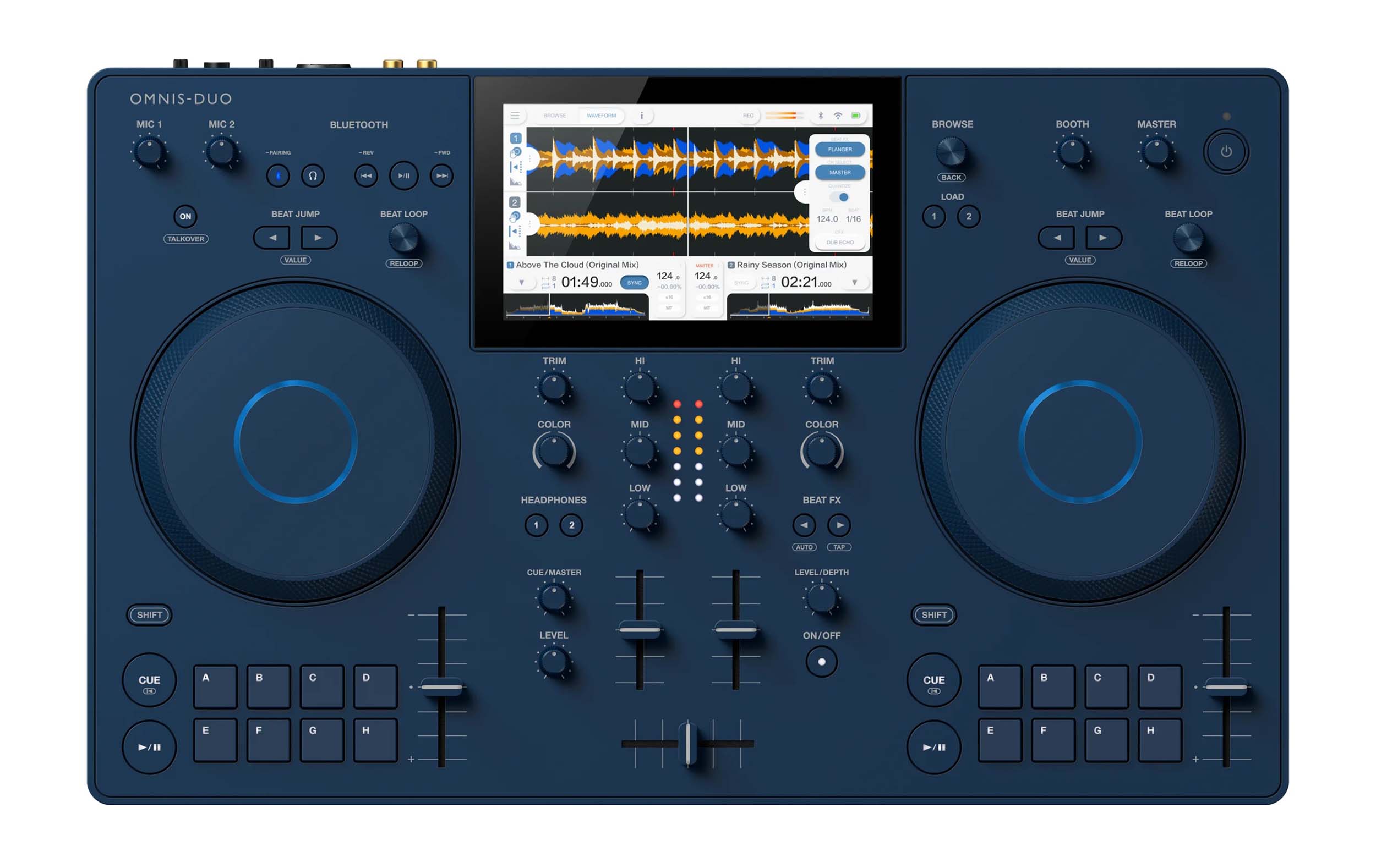 B-Stock: Alpha Theta Omnis-Duo, Portable All-In-One DJ System 2-Ch DJ Controller by Alpha Theta