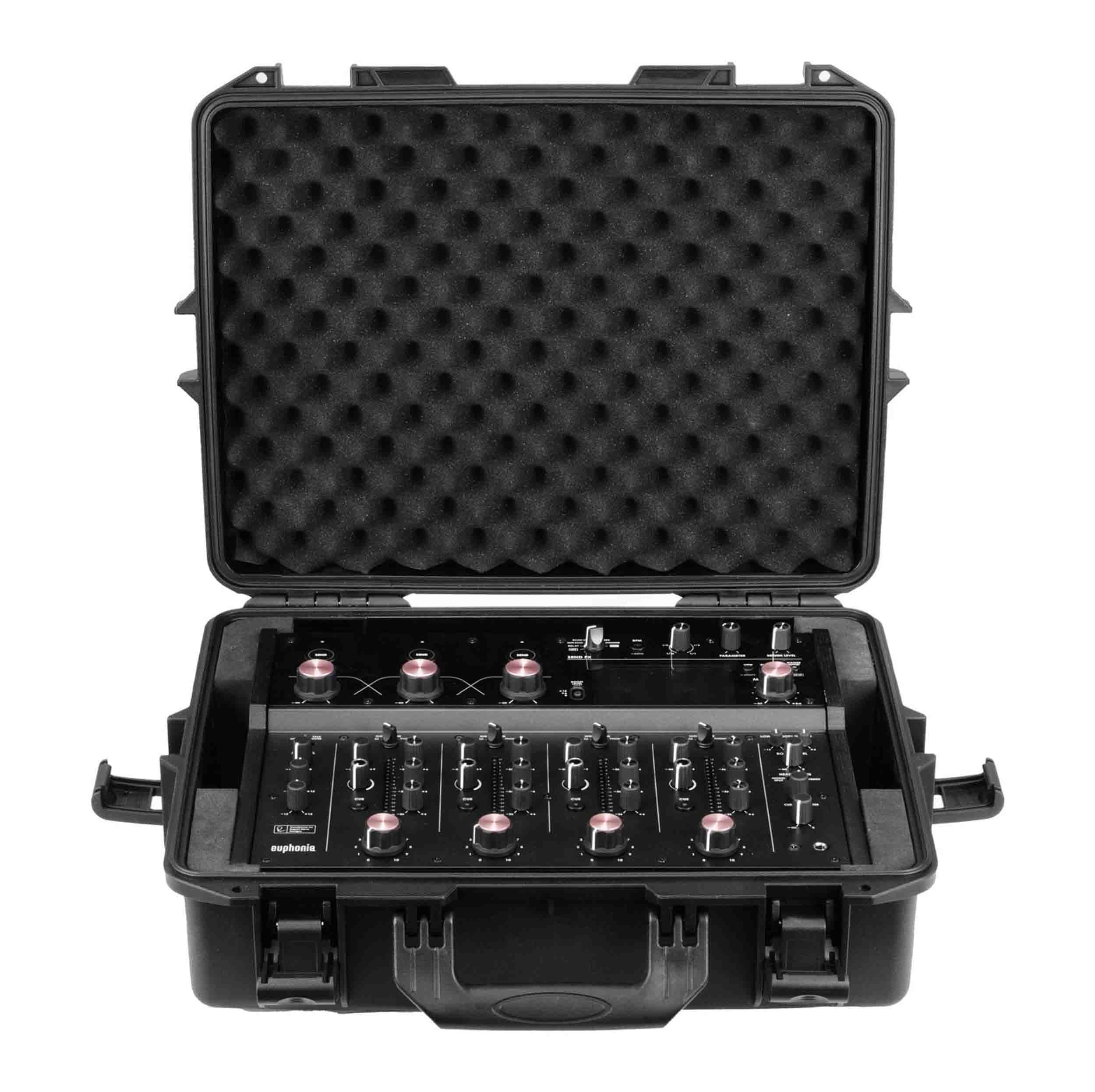 Odyssey VUATEUPHONIA, Watertight Dust-Proof Injection-Molded Case for AlphaTheta Euphonia DJ Mixer by Odyssey