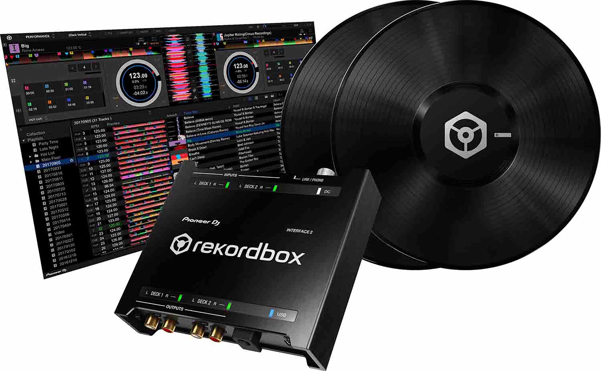 Pioneer DJ INTERFACE 2, 2-Channel Audio Interface for Rekordbox Dvs by Pioneer DJ