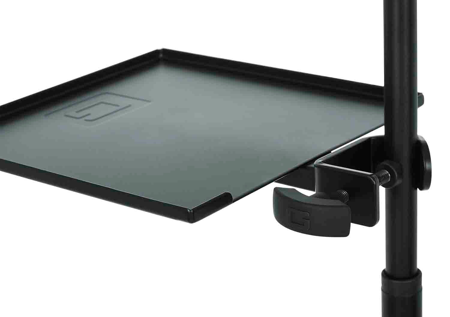 Gator GFW-SHELF0909 Microphone Stand with Accessory Shelf by Gator Cases