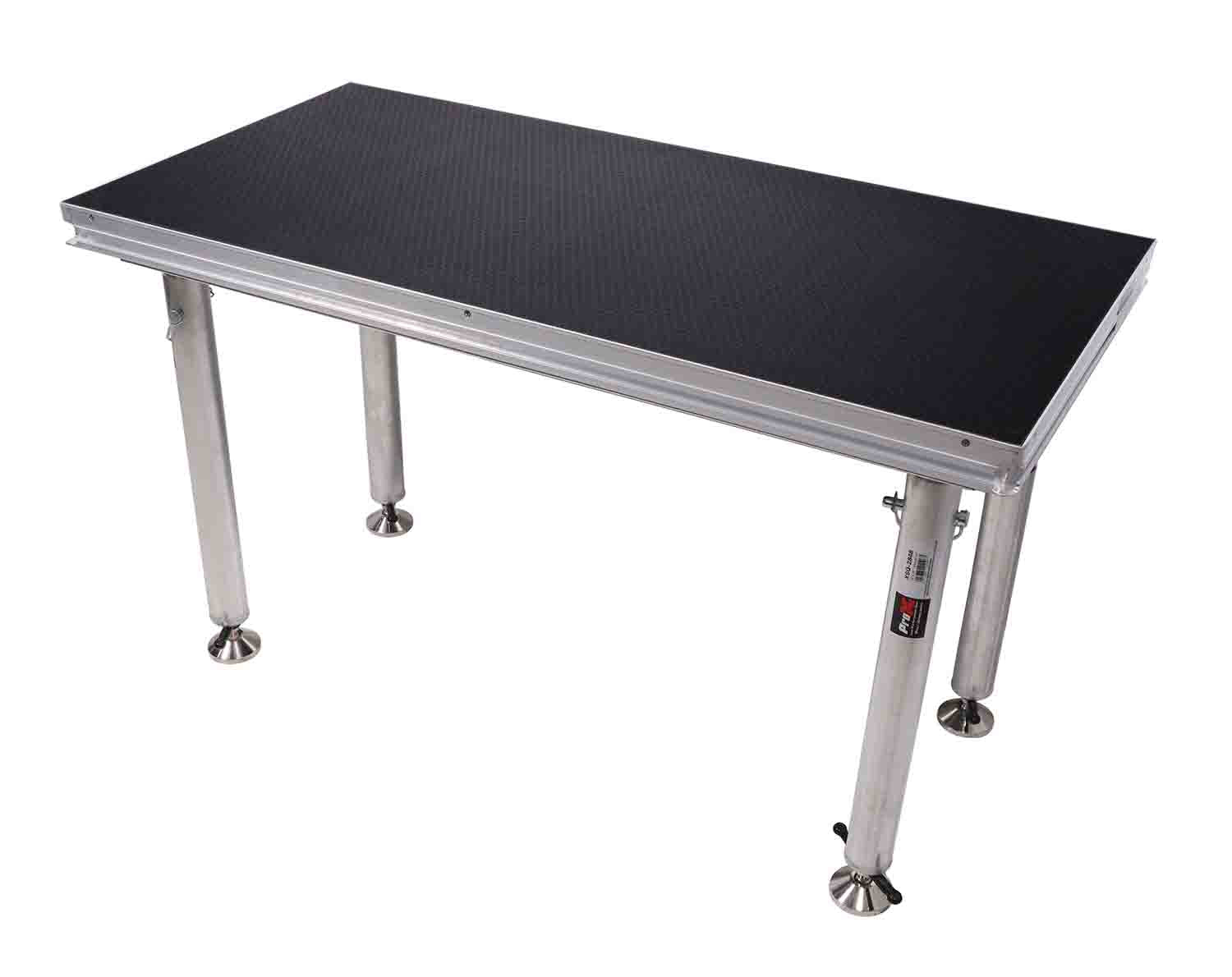 ProX XSQ-2X4MK2 StageQ MK2 2ft X 4ft Heavy Duty Platform with 28 to 48 Inch Height Legs by ProX Cases