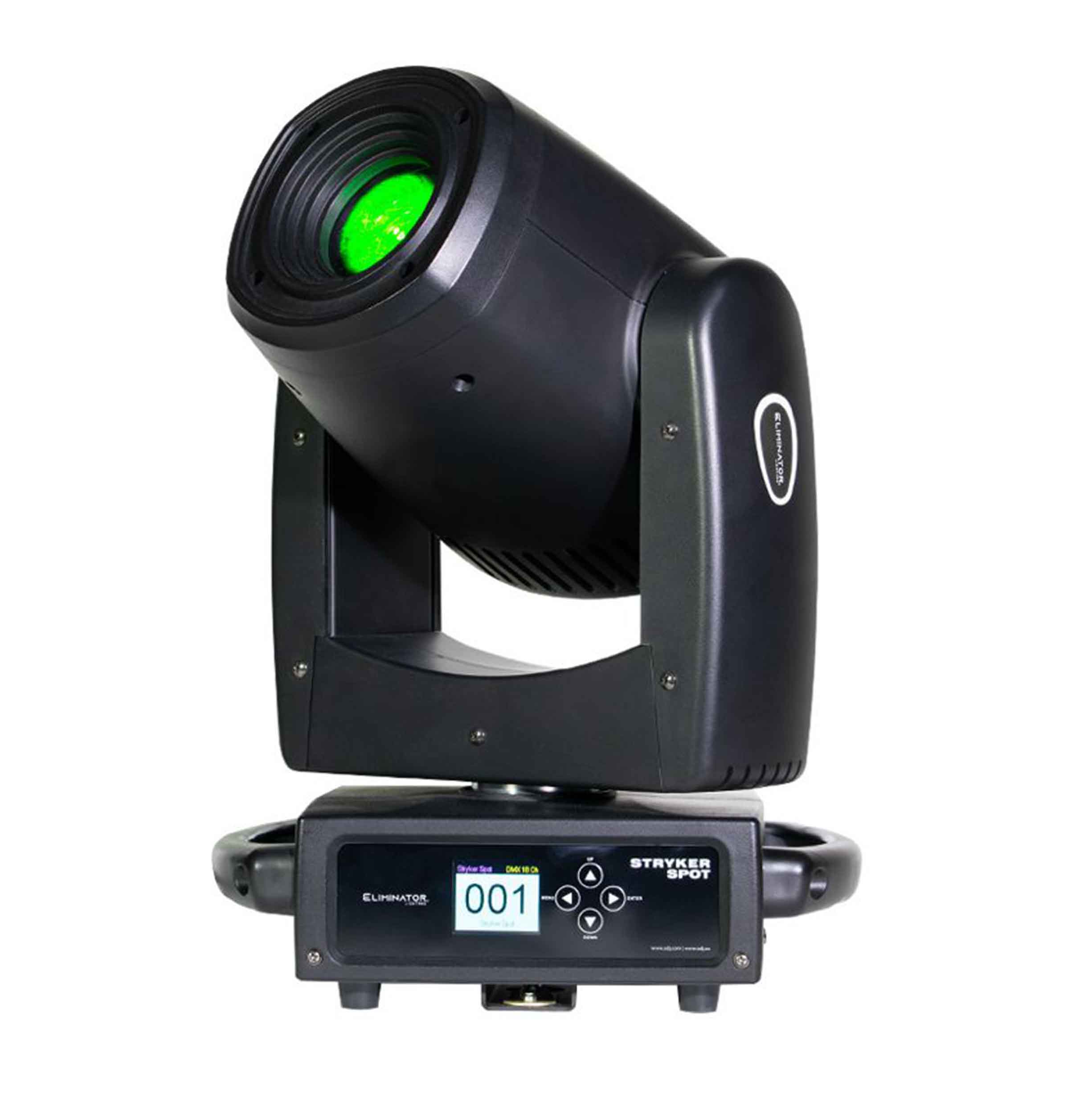 Eliminator Lighting Stryker Spot, 150W LED Spot Moving Head Luminaire by Eliminator Lighting