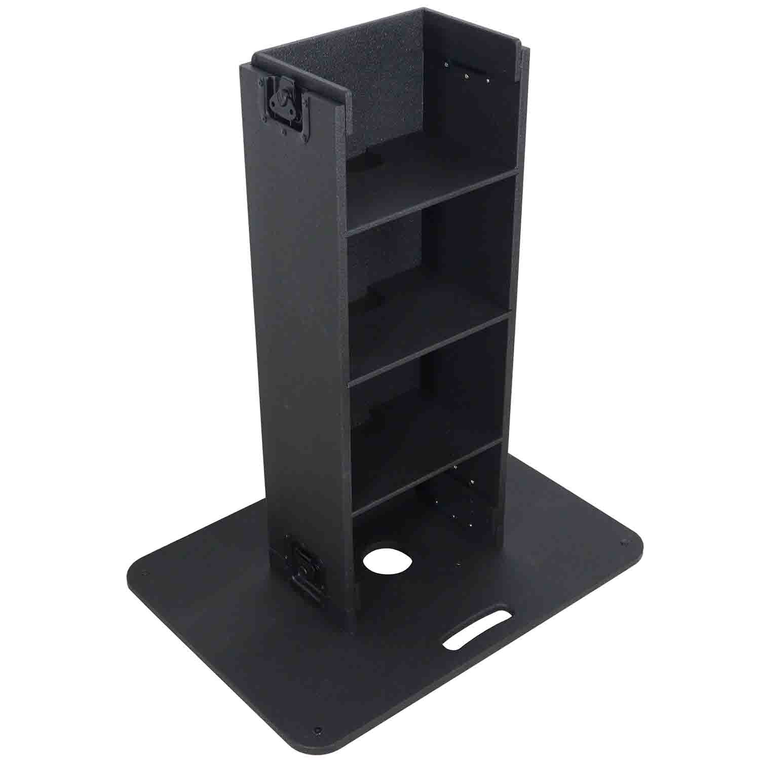 ProX Rev7 Control Tower Podium with Top Plate DJ Package - Black by ProX Cases