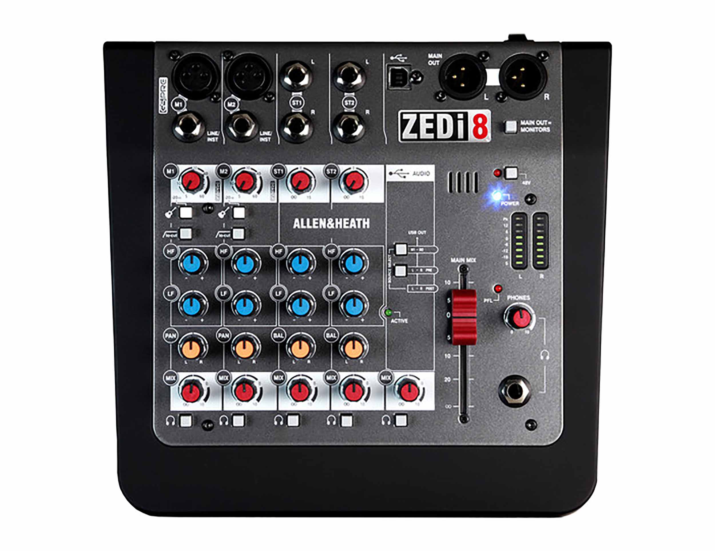 Allen & Heath ZEDi-8 Hybrid Compact Mixer and USB Interface by ALLEN & HEATH