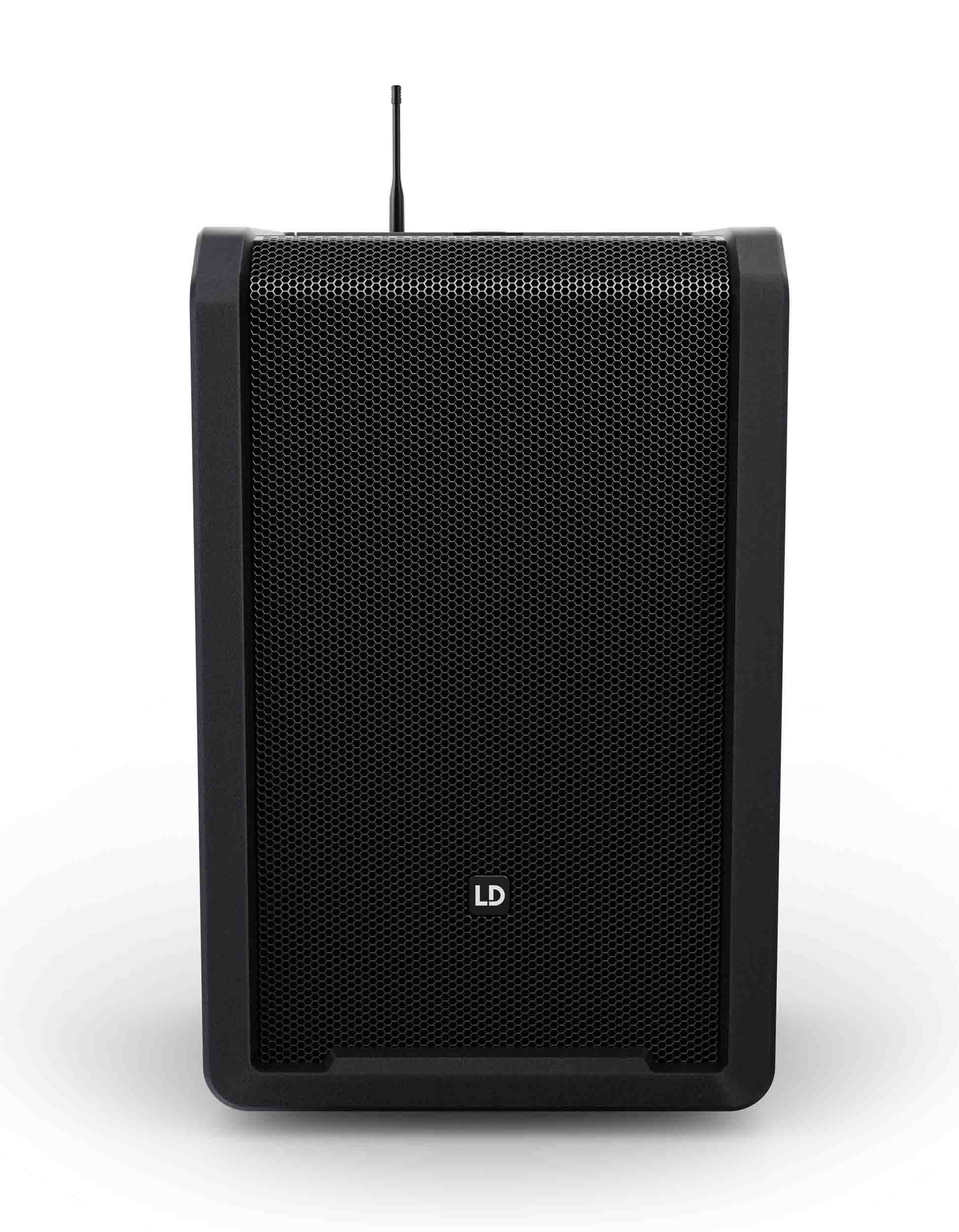LD System ANNY 10 BPH B5.1, 10" Portable Battery-Powered Bluetooth PA System with Mixer And 1x Headset Microphone Including Bodypack by LD Systems