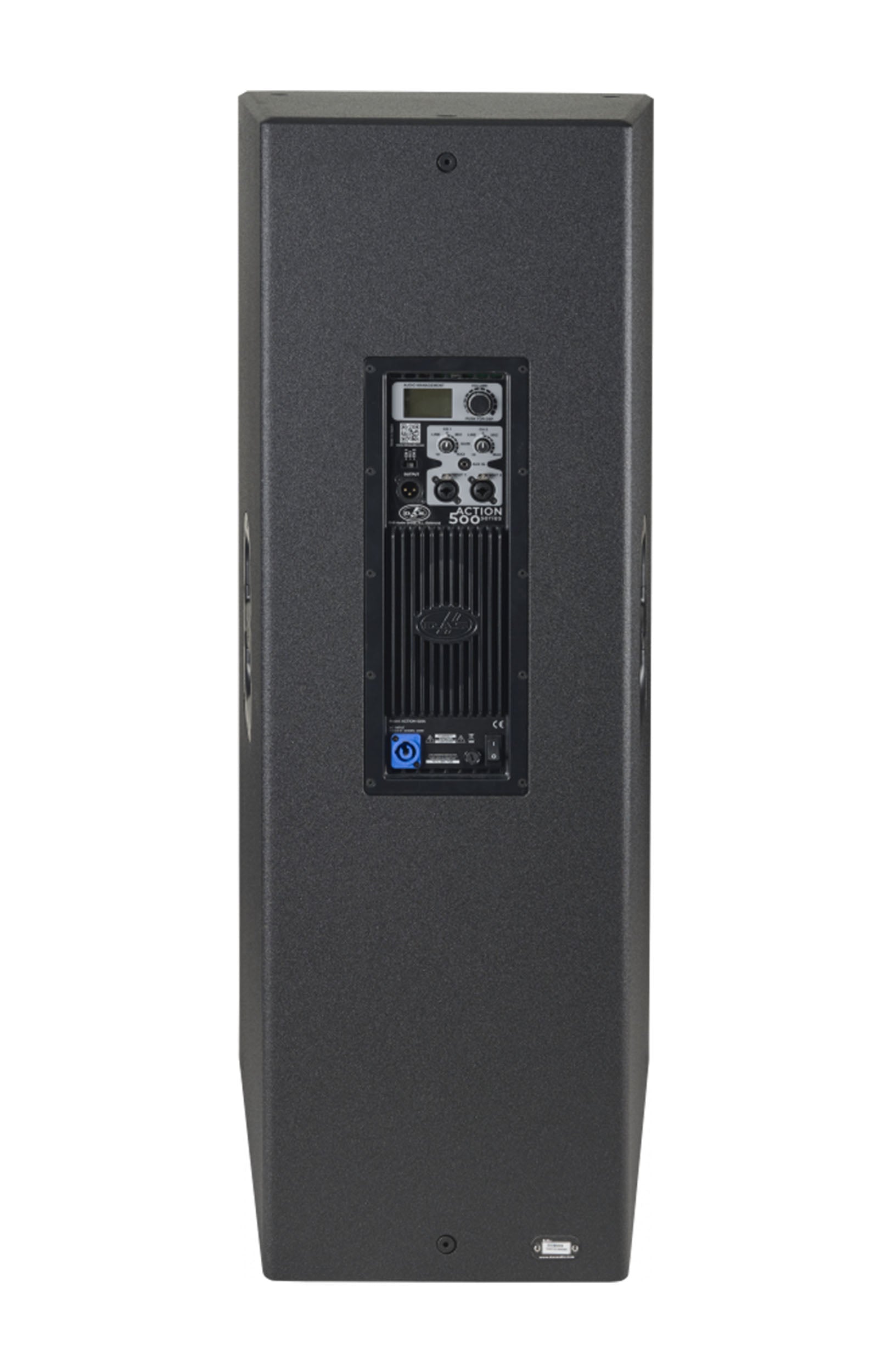 DAS Audio ACTION-525A, Two-Way Dual 15-Inch 1000W Powered Portable PA Speaker with DSP Processor - Black by DAS Audio