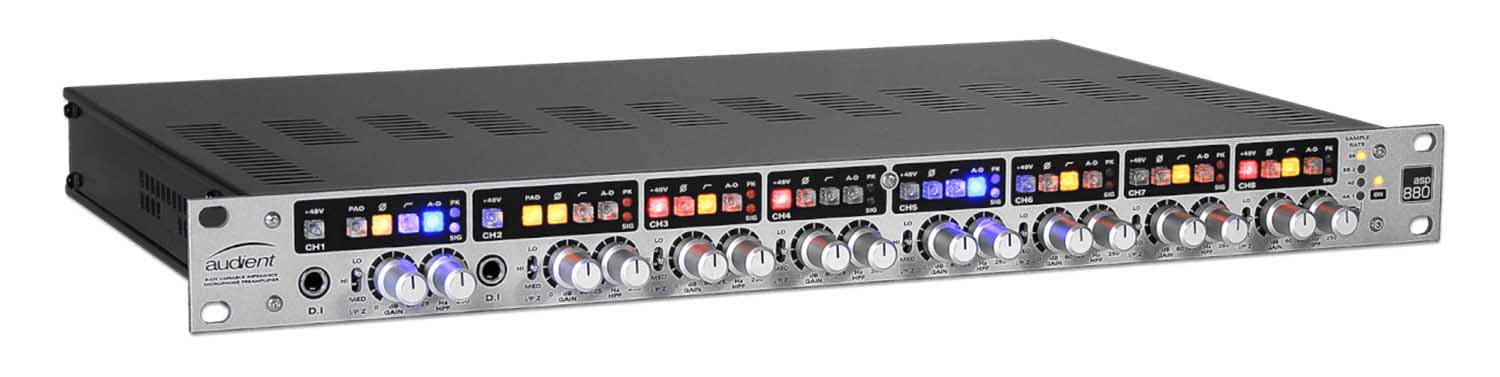 Audient ASP880 8 Channel Mic Preamp with ADC by Audient
