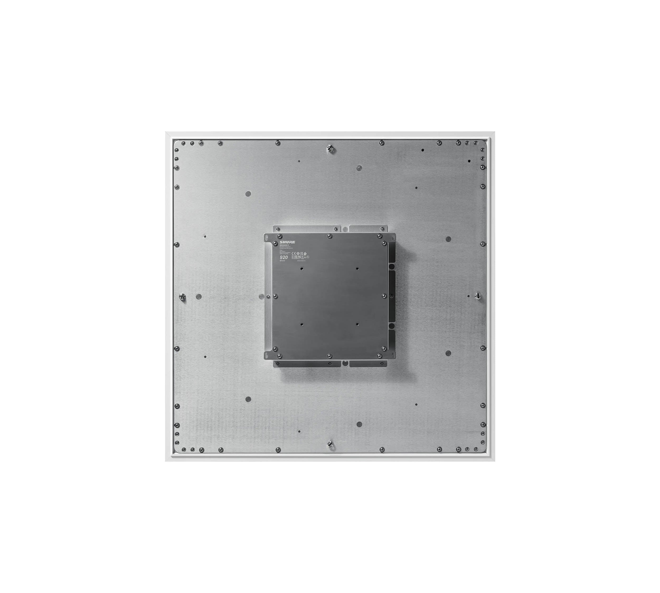 Shure Large Conferencing Room Bundle with MXA920-S Ceiling Mic, P300 IntelliMix Processor, MXN5W-C Networked Speakers, and A-MXN5-TB Tile Bridge by Shure