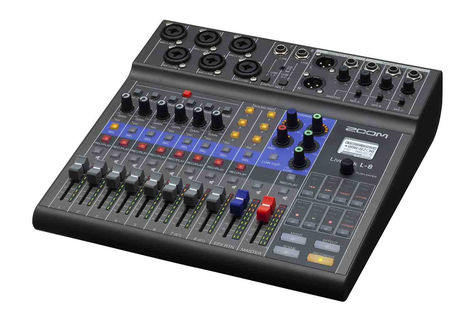 B-Stock: Zoom LIVETRAK L-8, 8-Channel Digital Mixer and Recorder by Zoom