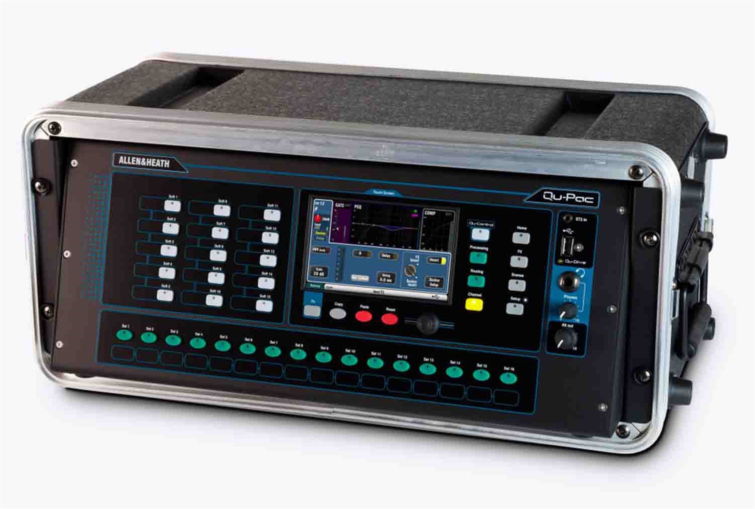 Allen & Heath Qu-Pac 22 in/12 Out Rackmountable Digital Mixer by ALLEN & HEATH