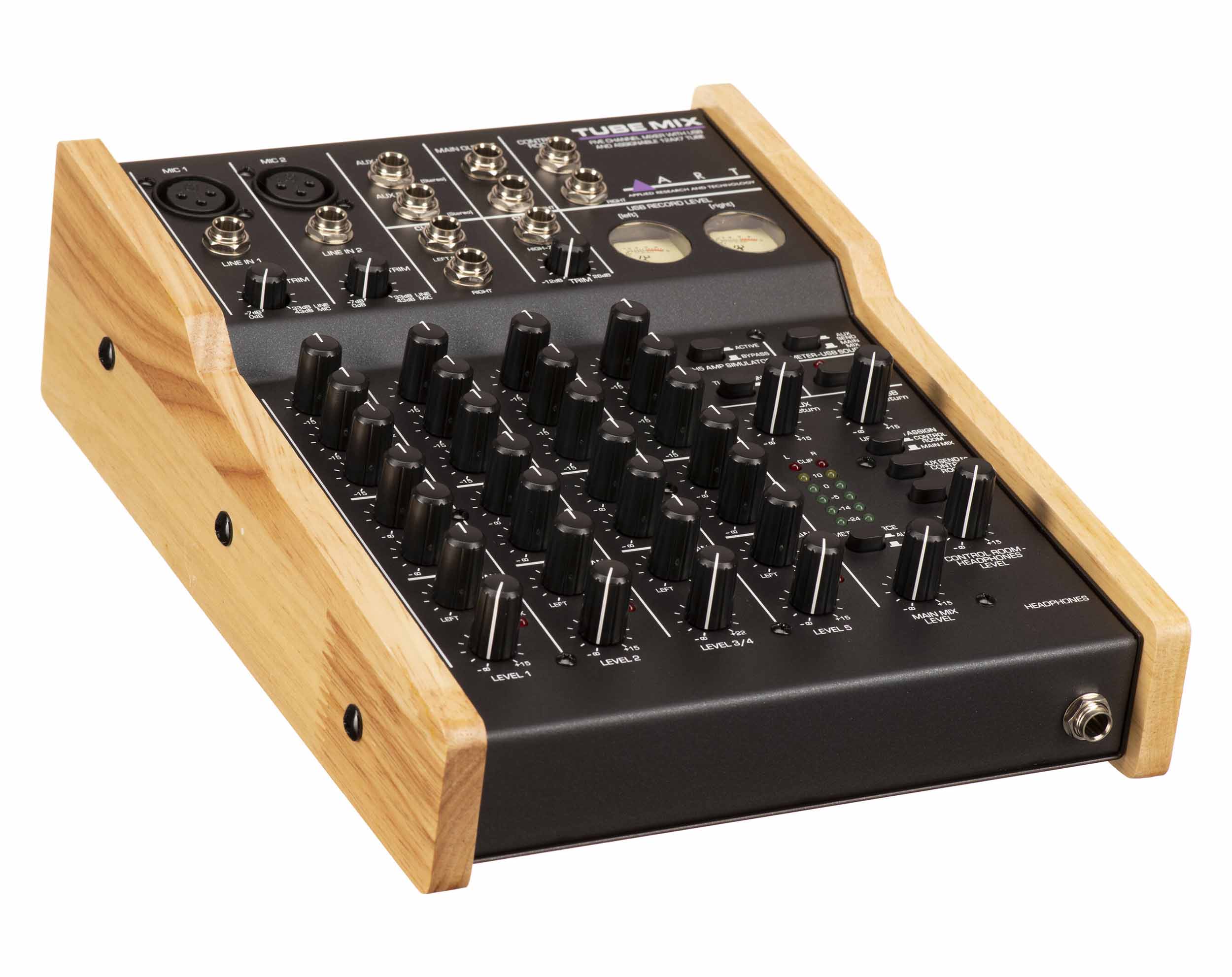 ART Pro Audio TUBEMIX 5-Channel Mixer with USB and Assignable Tube by ART