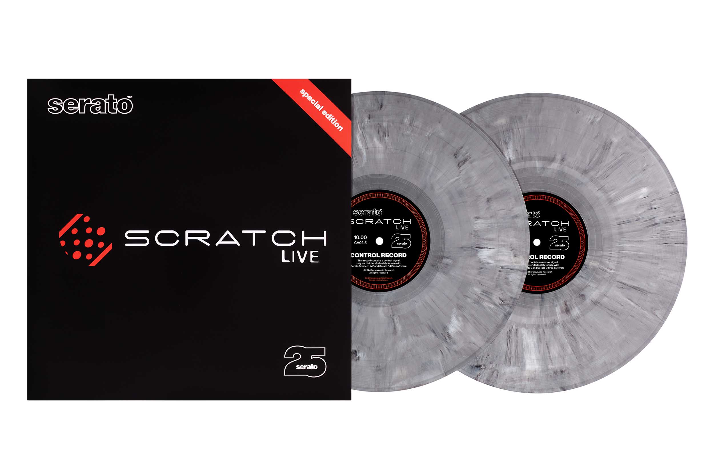 Serato SCV-SP-ANN-25, 25th Anniversary Scratch Live Control Vinyl - Blind Box Color Received Is Random by Serato