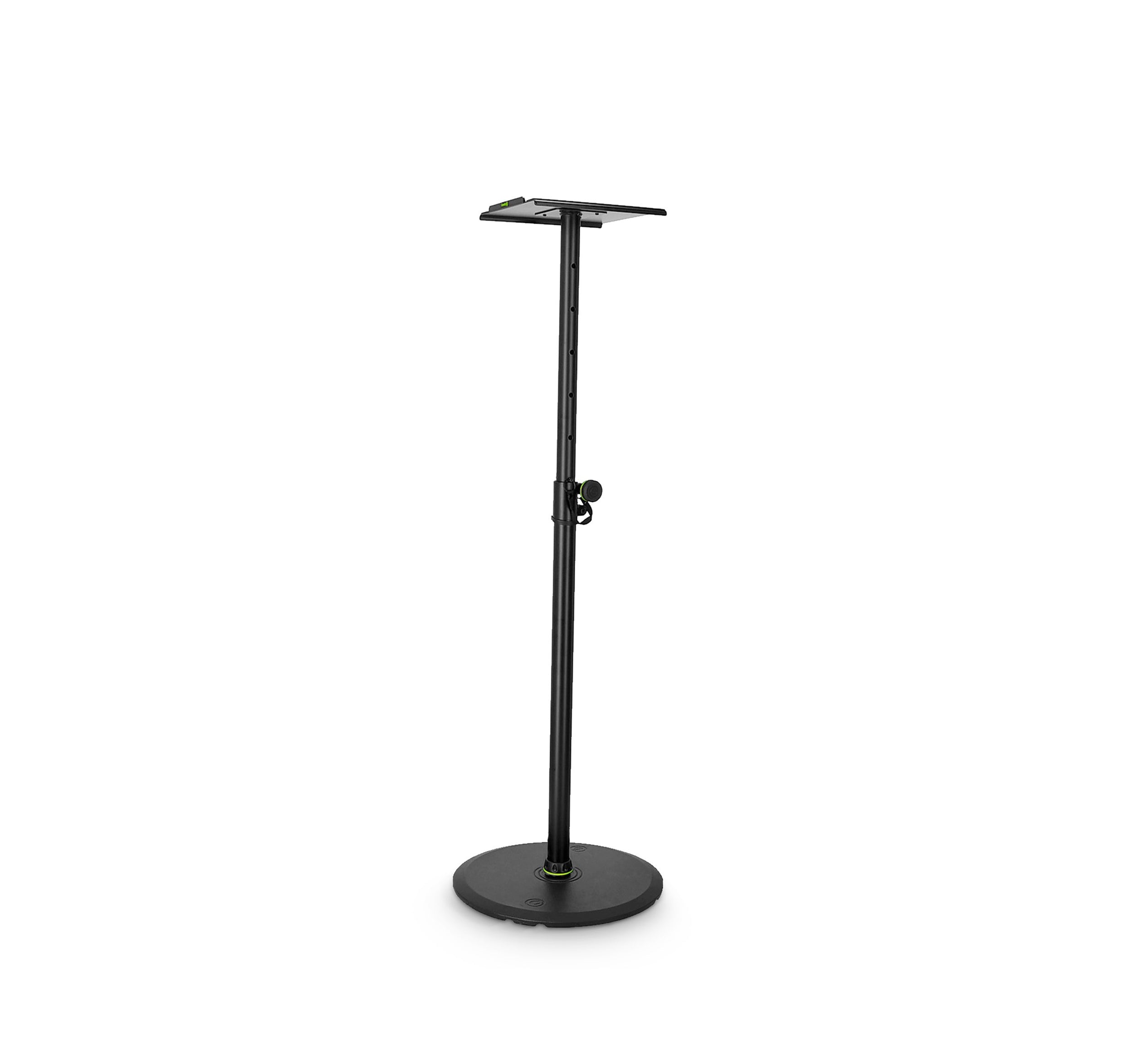 Gravity SP 3202 LR B, Studio Monitor Speaker Stand with Large Round Base by Gravity