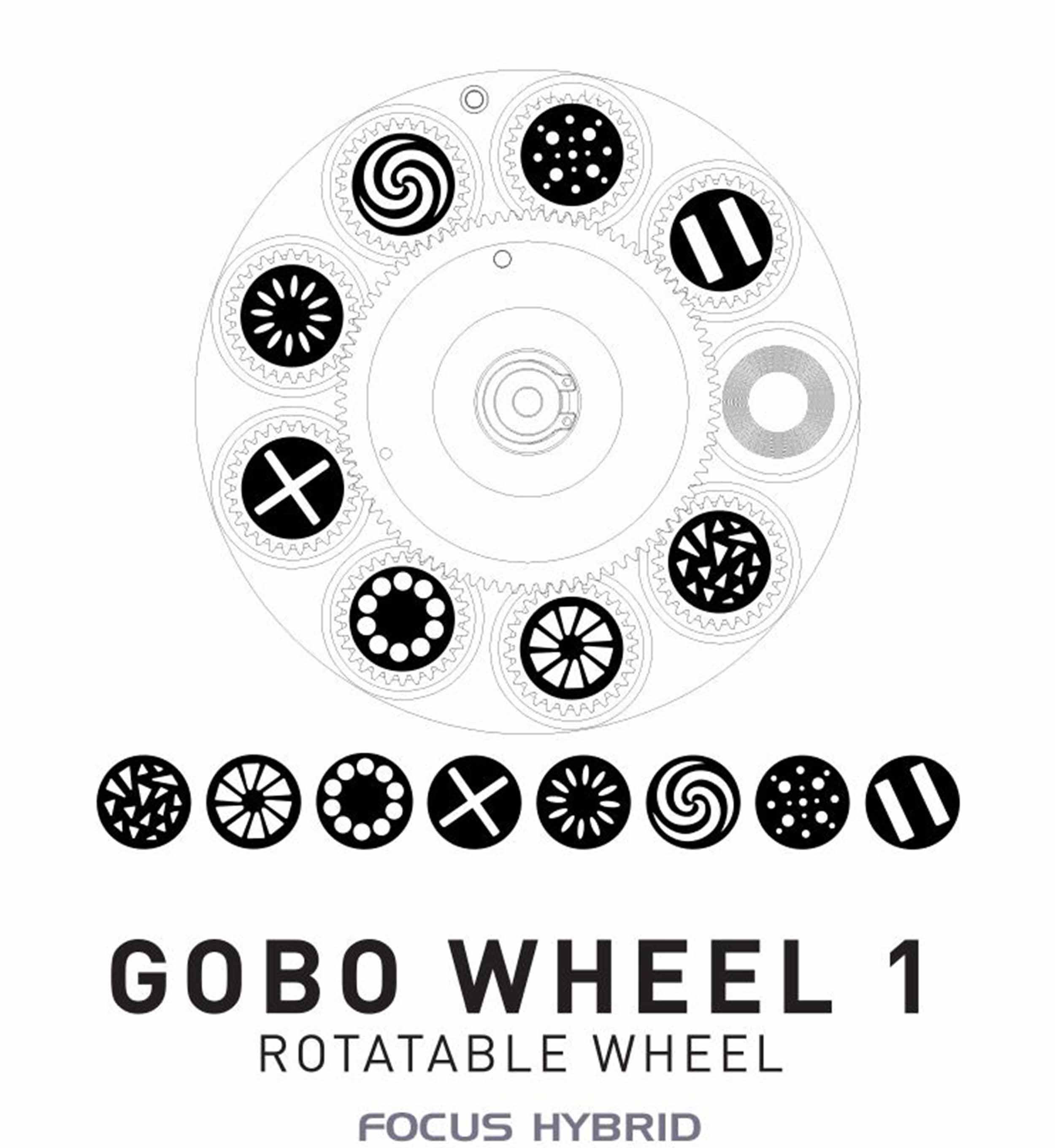 ADJ Focus Hybrid, LED Moving Head Lighting Fixture - 200 Watt by ADJ