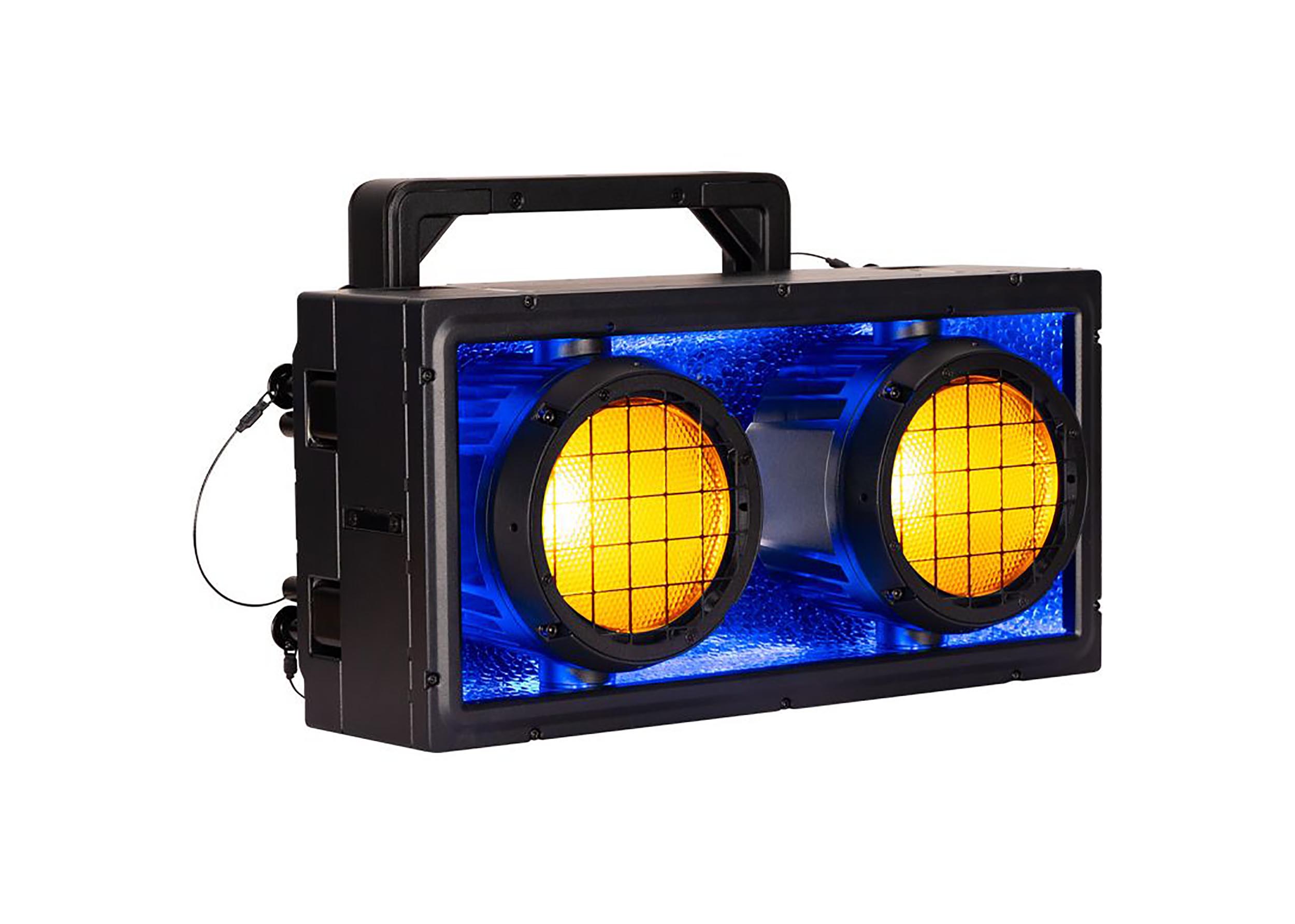 ADJ Lighting Encore DBX, Dual-Lens Blinder/Strobe Fixture with RGB Background LEDs by ADJ
